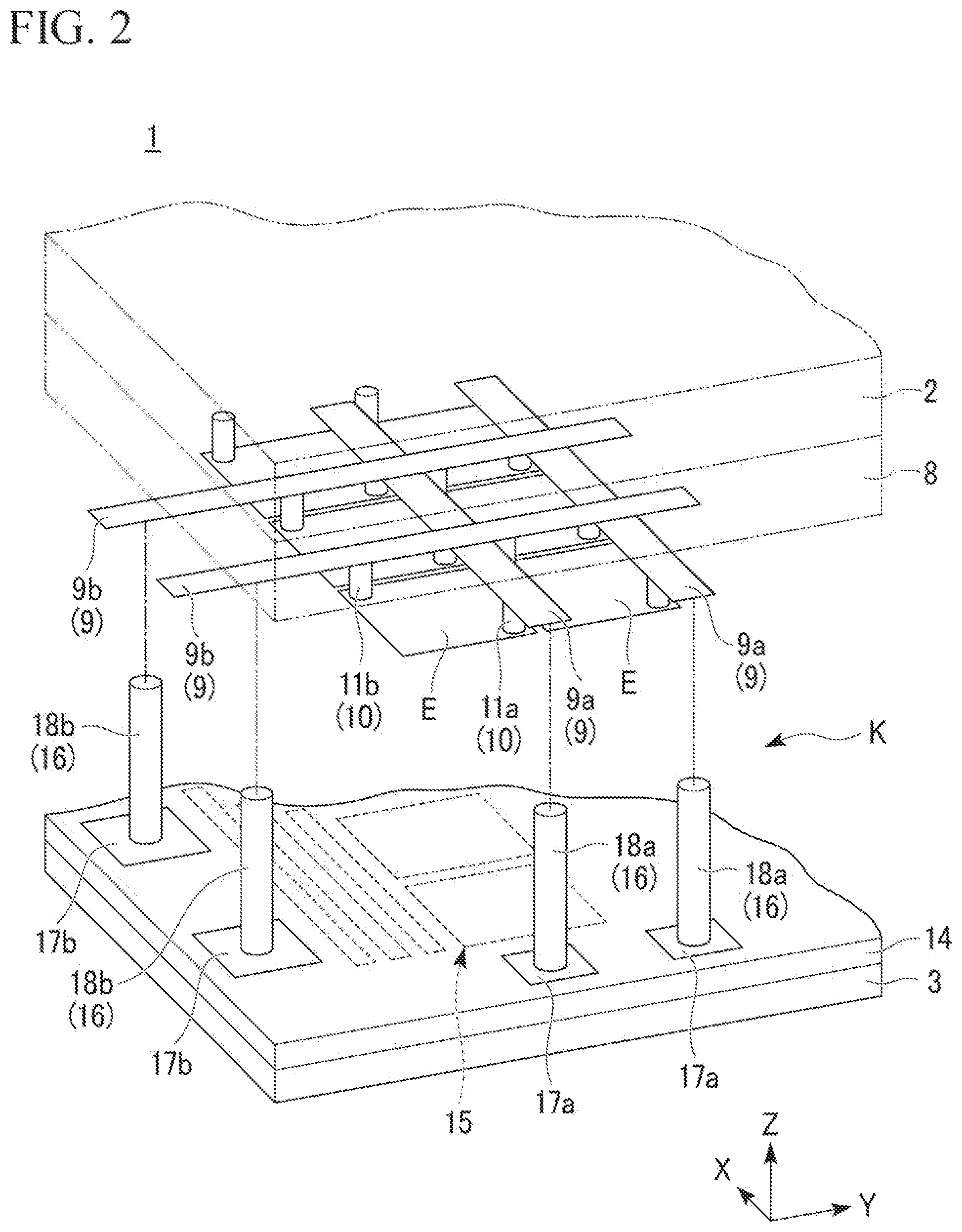 Patent US12492942 Figure 2 – Structure body and electromagnetic wave sensor
