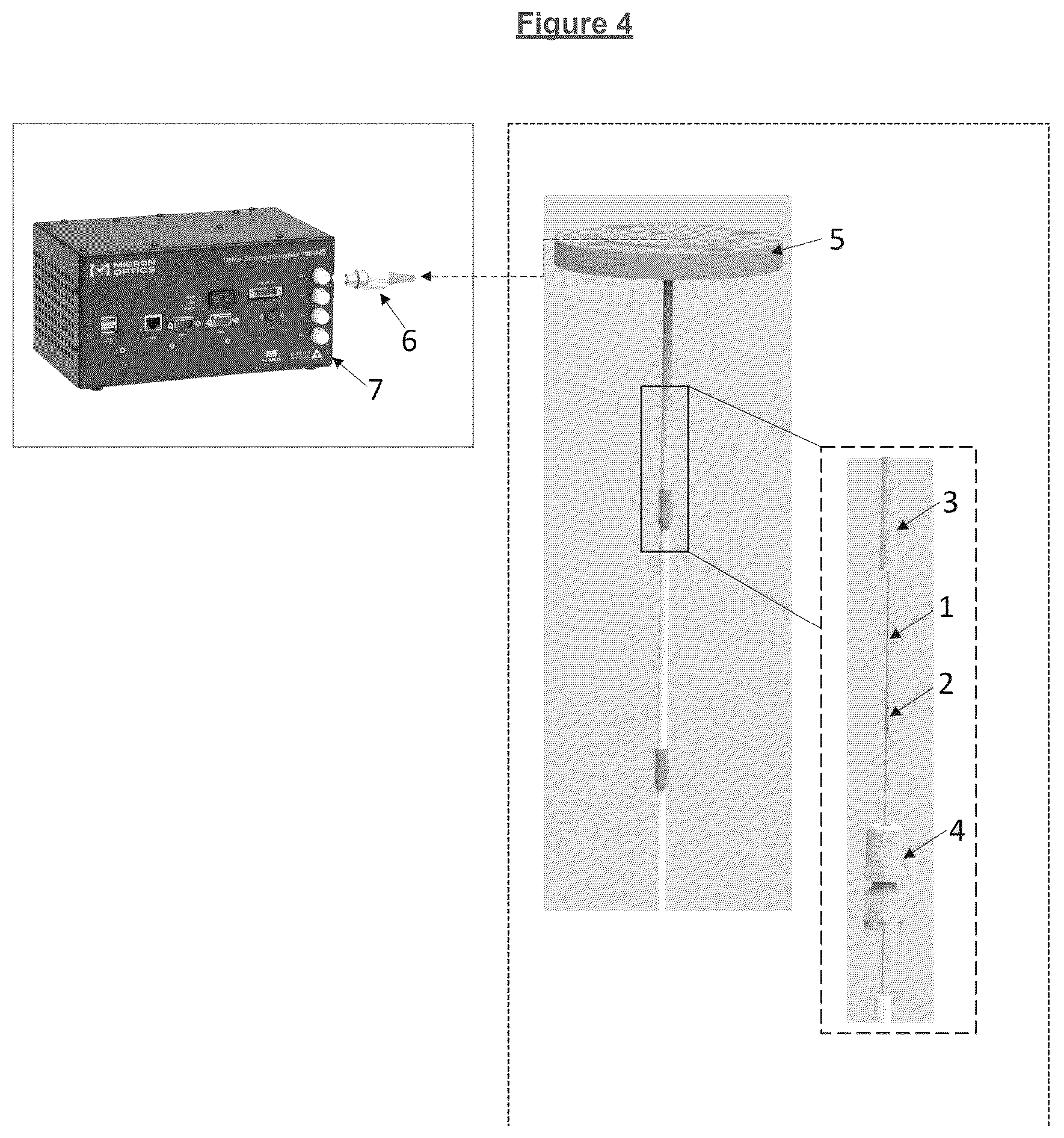 Patent US12492948 Figure 4 – Optical system for measuring water-oil interface level from fluid thermal properties
