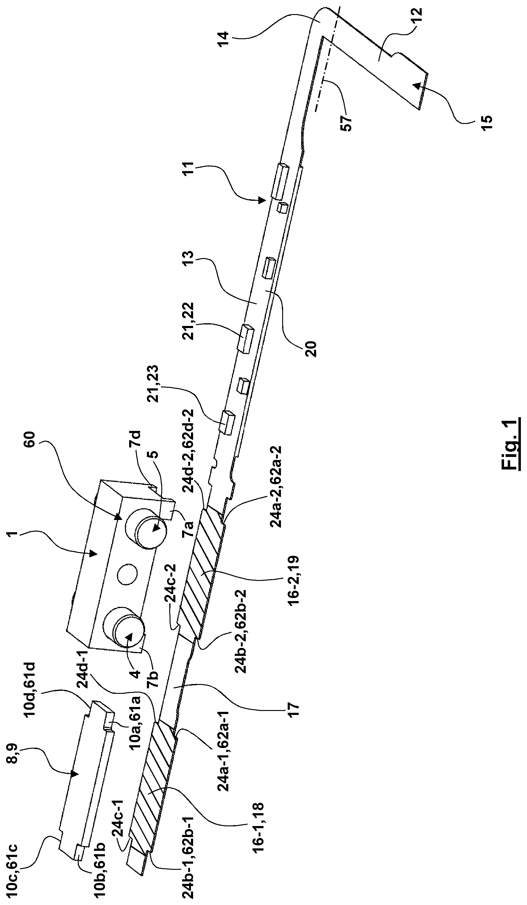Patent US12492952 Figure 1 – Force sensors for crimping pliers and crimping pliers comprising a force sensor