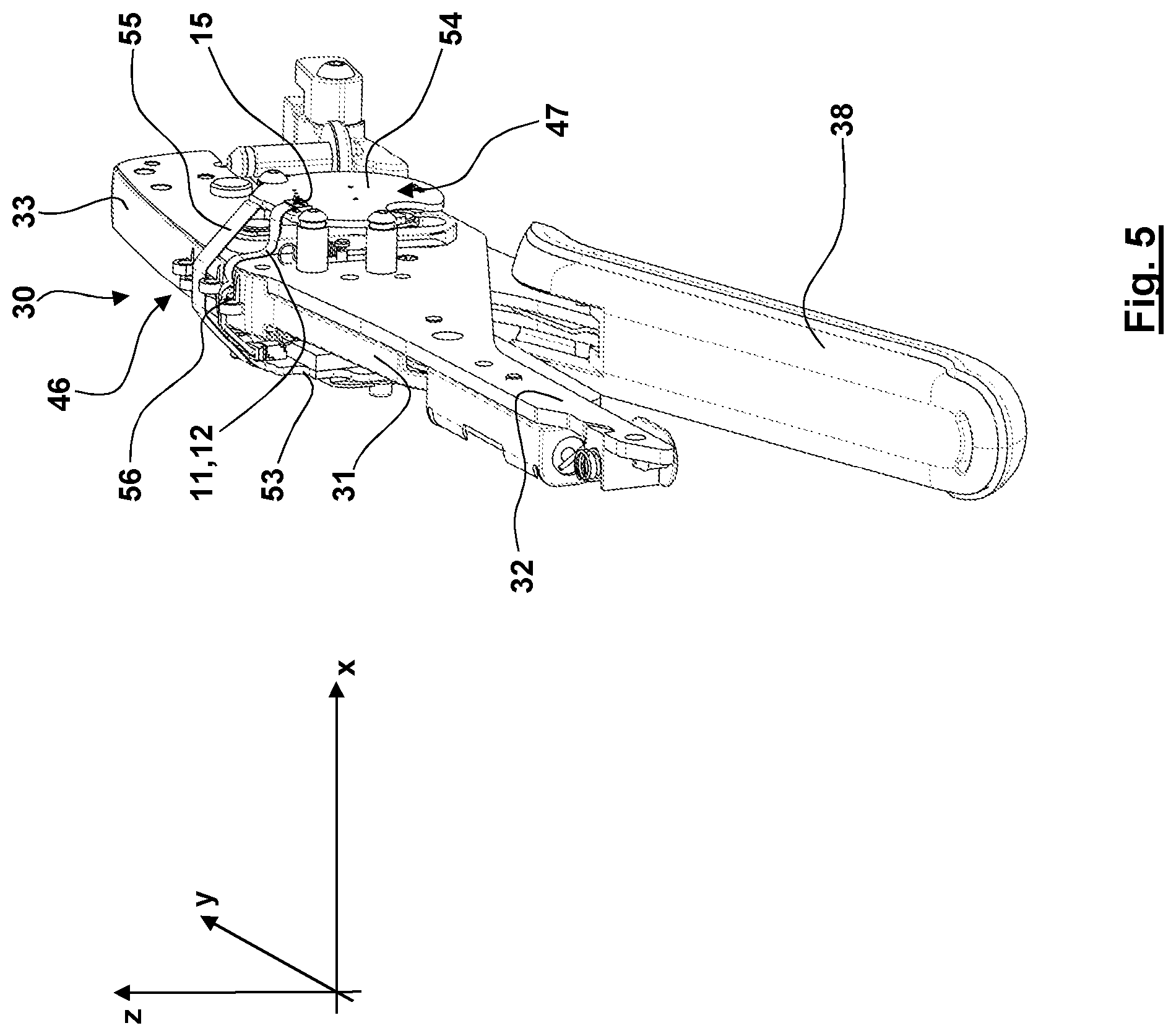 Patent US12492952 Figure 5 – Force sensors for crimping pliers and crimping pliers comprising a force sensor
