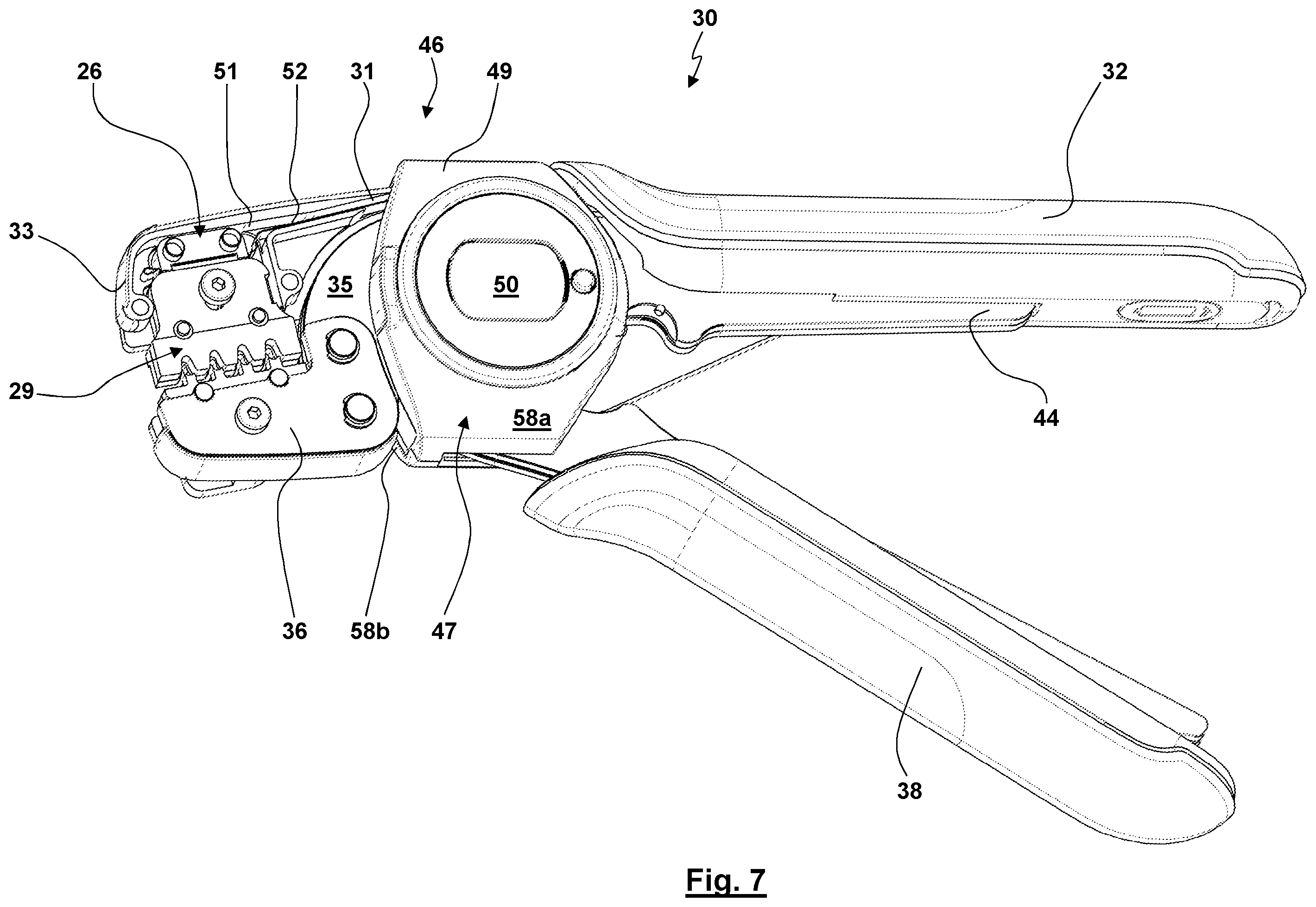 Patent US12492952 Figure 7 – Force sensors for crimping pliers and crimping pliers comprising a force sensor