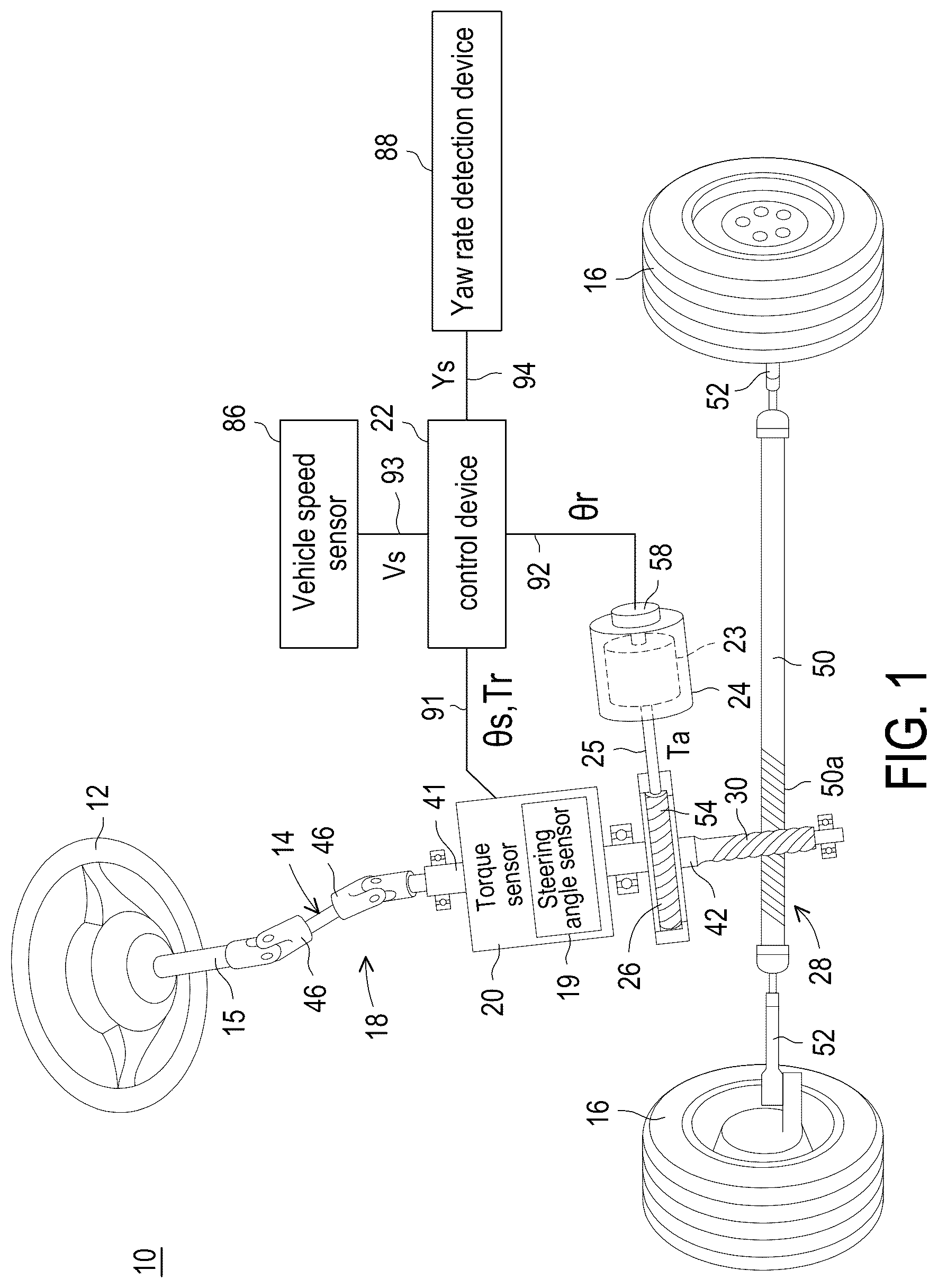 Patent US12492957 Figure 1 – Torque sensor fault detection method