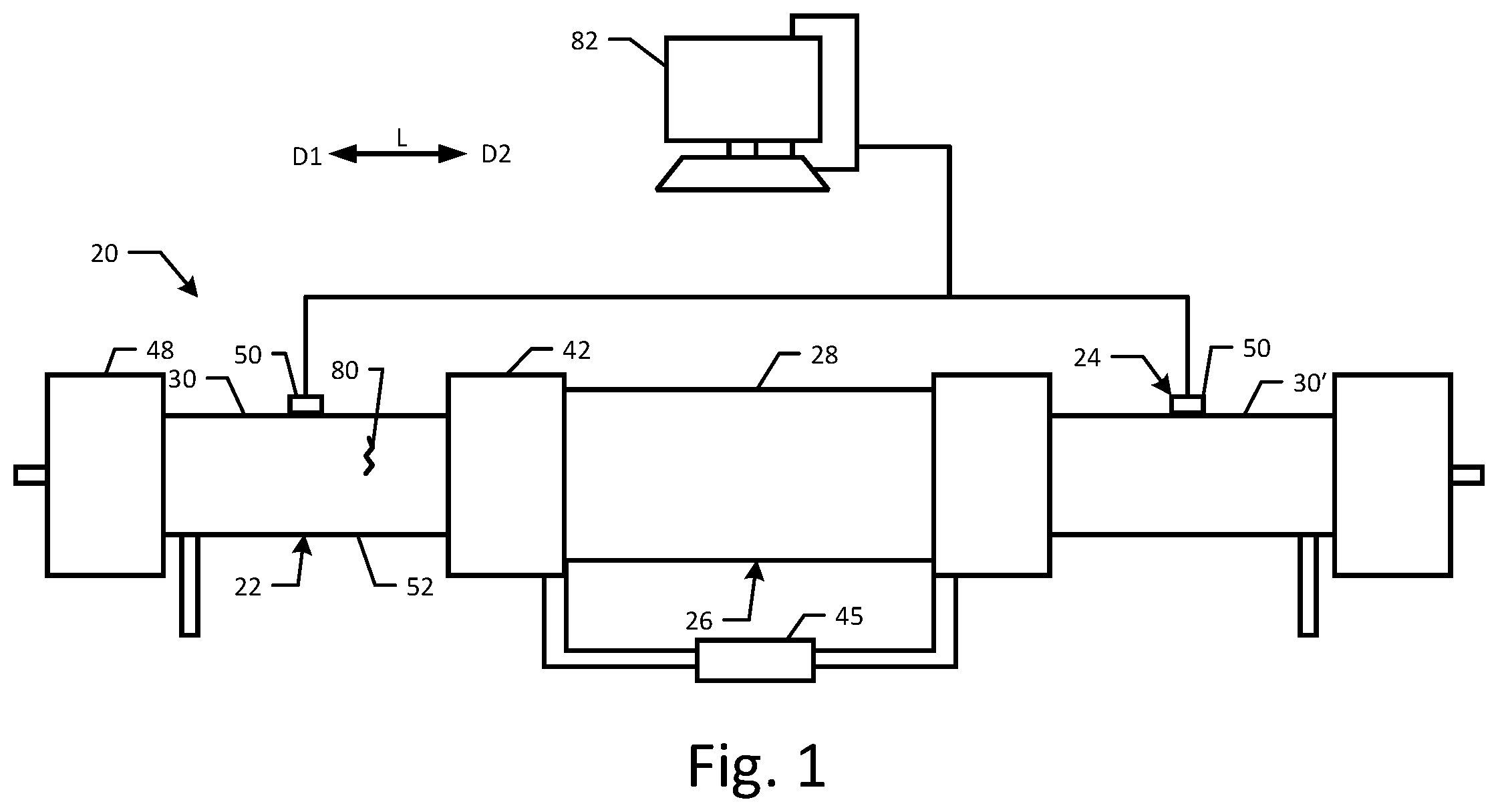 Patent US12492961 Figure 1 – Acoustic emissions monitoring of high pressure systems