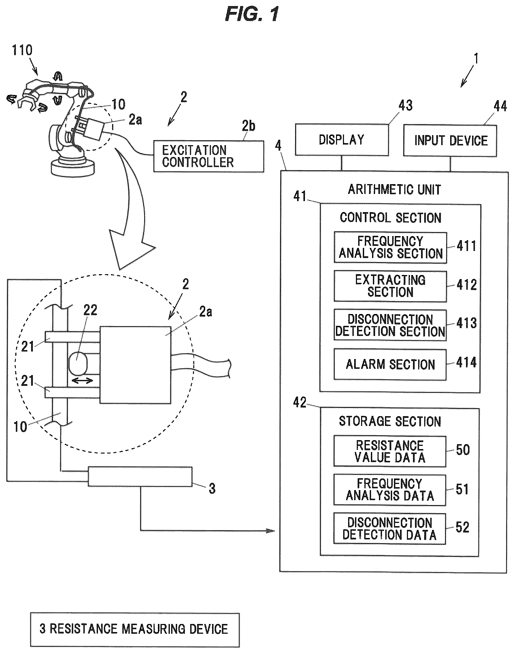 Patent US12492962 Figure 1 – Disconnection detection method and disconnection detection device