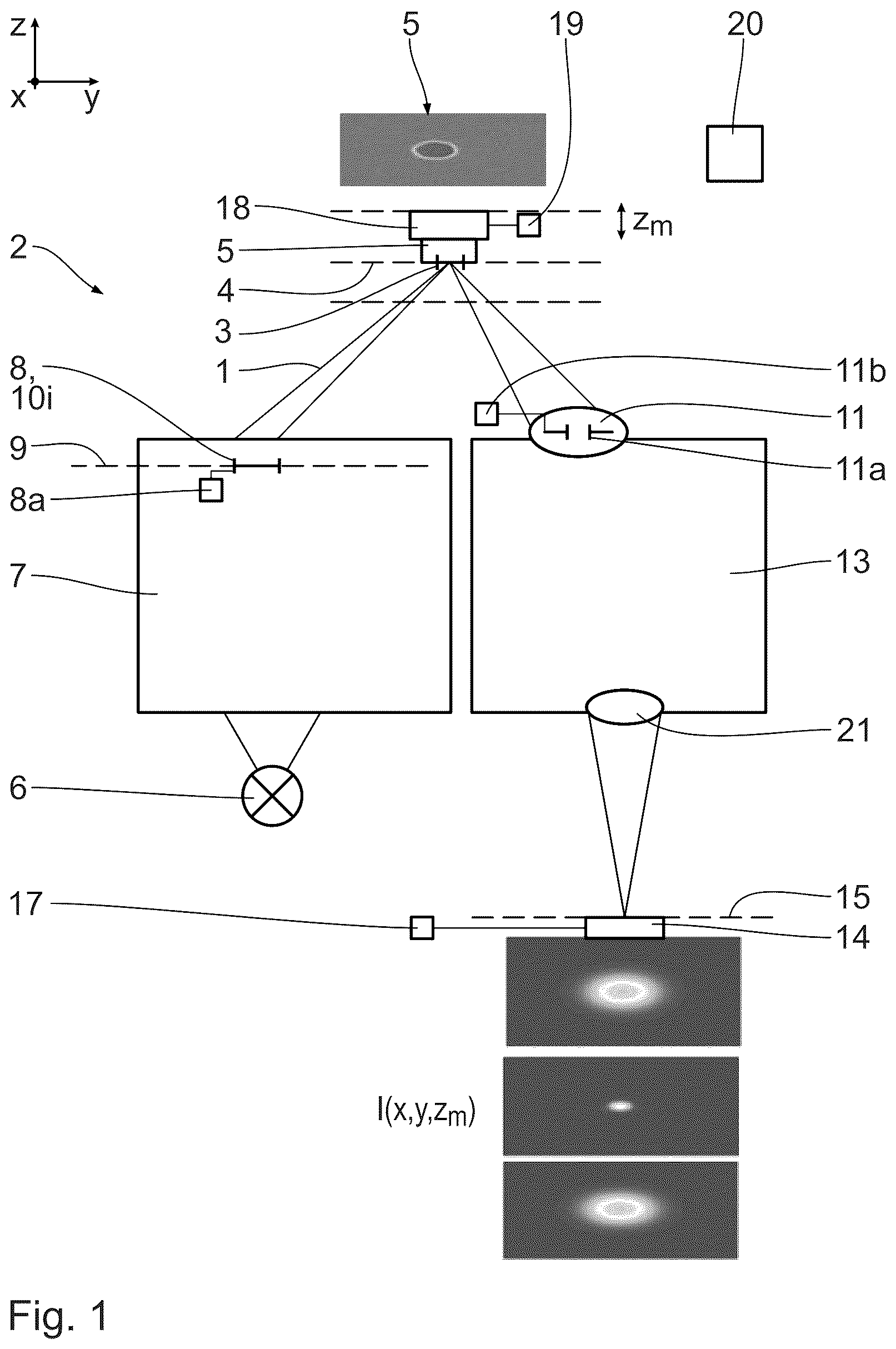 Patent US12492963 Figure 1 – Method for determining an imaging quality of an optical system when illuminated by illumination light within an entrance pupil to be measured