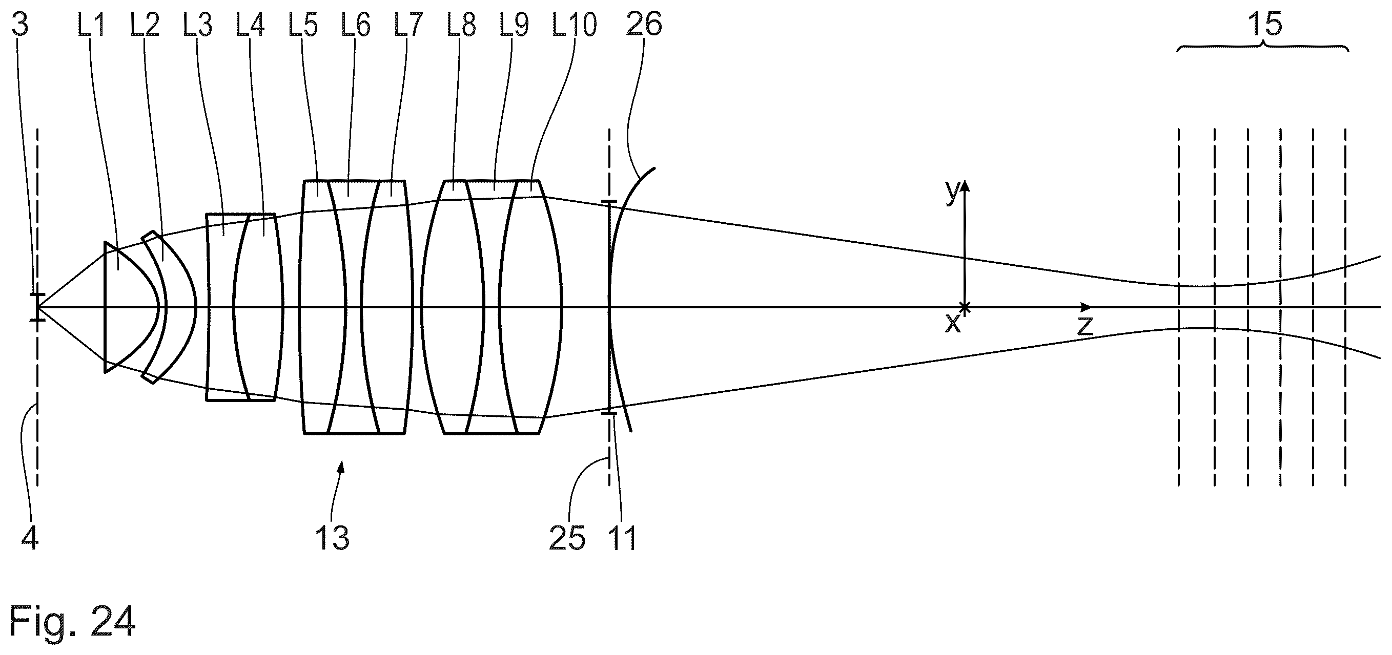 Patent US12492963 Figure 13 – Method for determining an imaging quality of an optical system when illuminated by illumination light within an entrance pupil to be measured