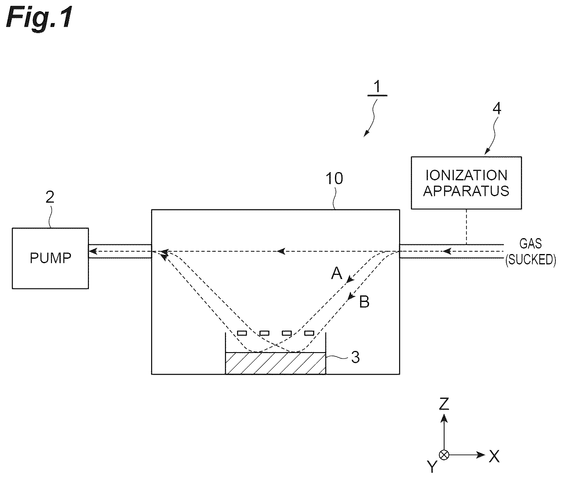 Patent US12492967 — Gas measuring device and gas measuring system — Figure 1