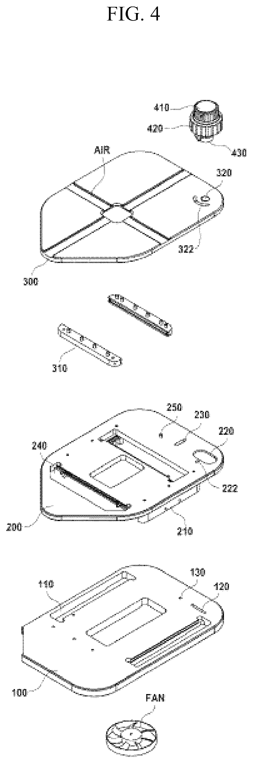 Patent US12492969 Figure 3 – Stage assembly with vent structure for preventing condensation