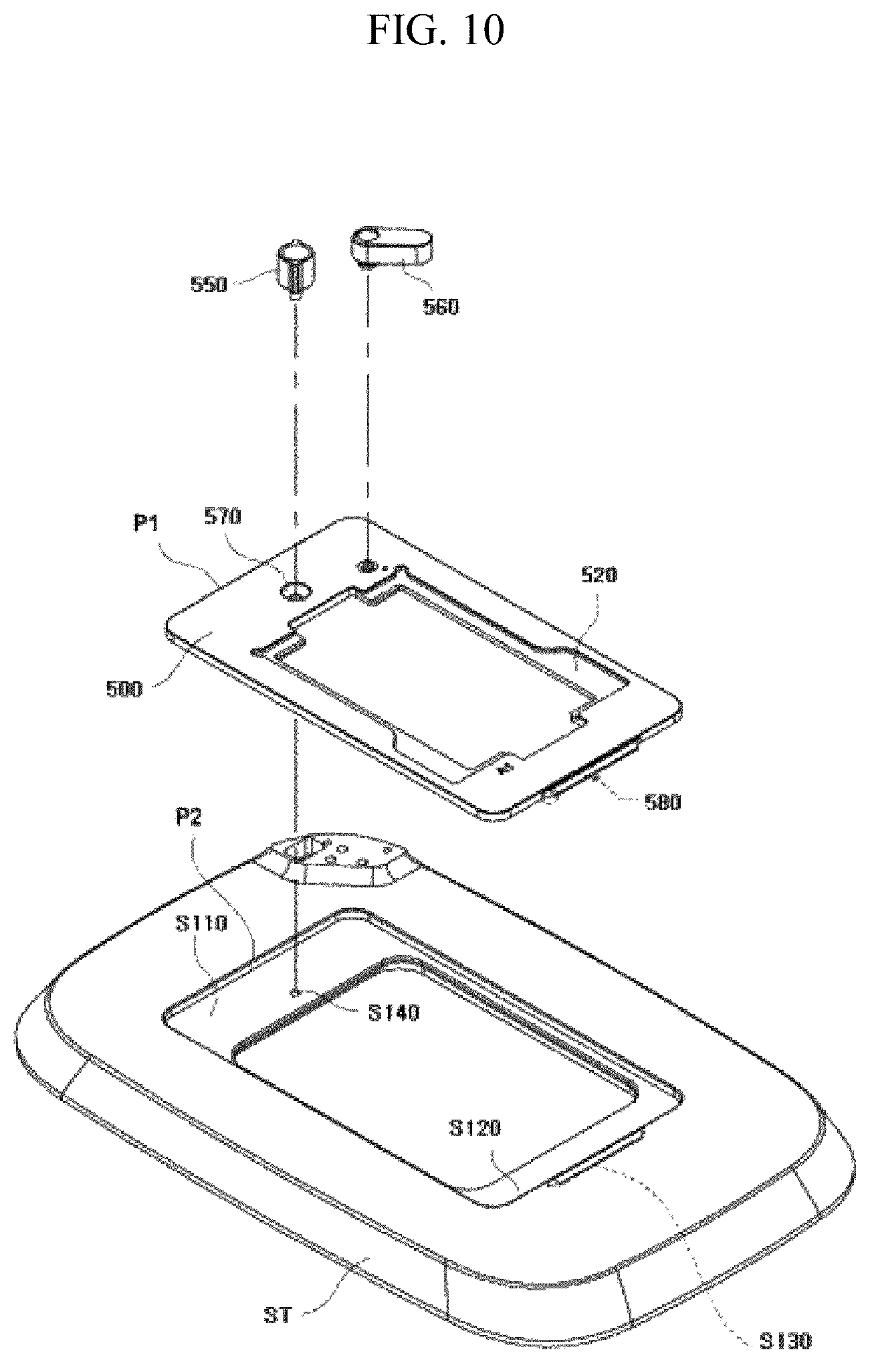 Patent US12492969 Figure 7 – Stage assembly with vent structure for preventing condensation