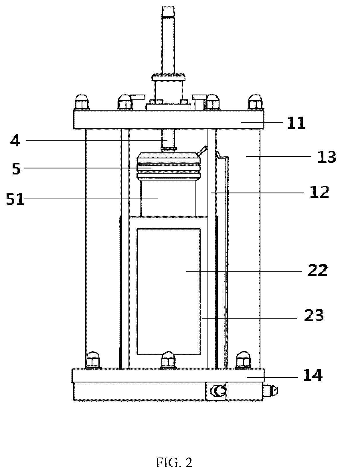 Patent US12492976 Figure 2 – Biaxial test device