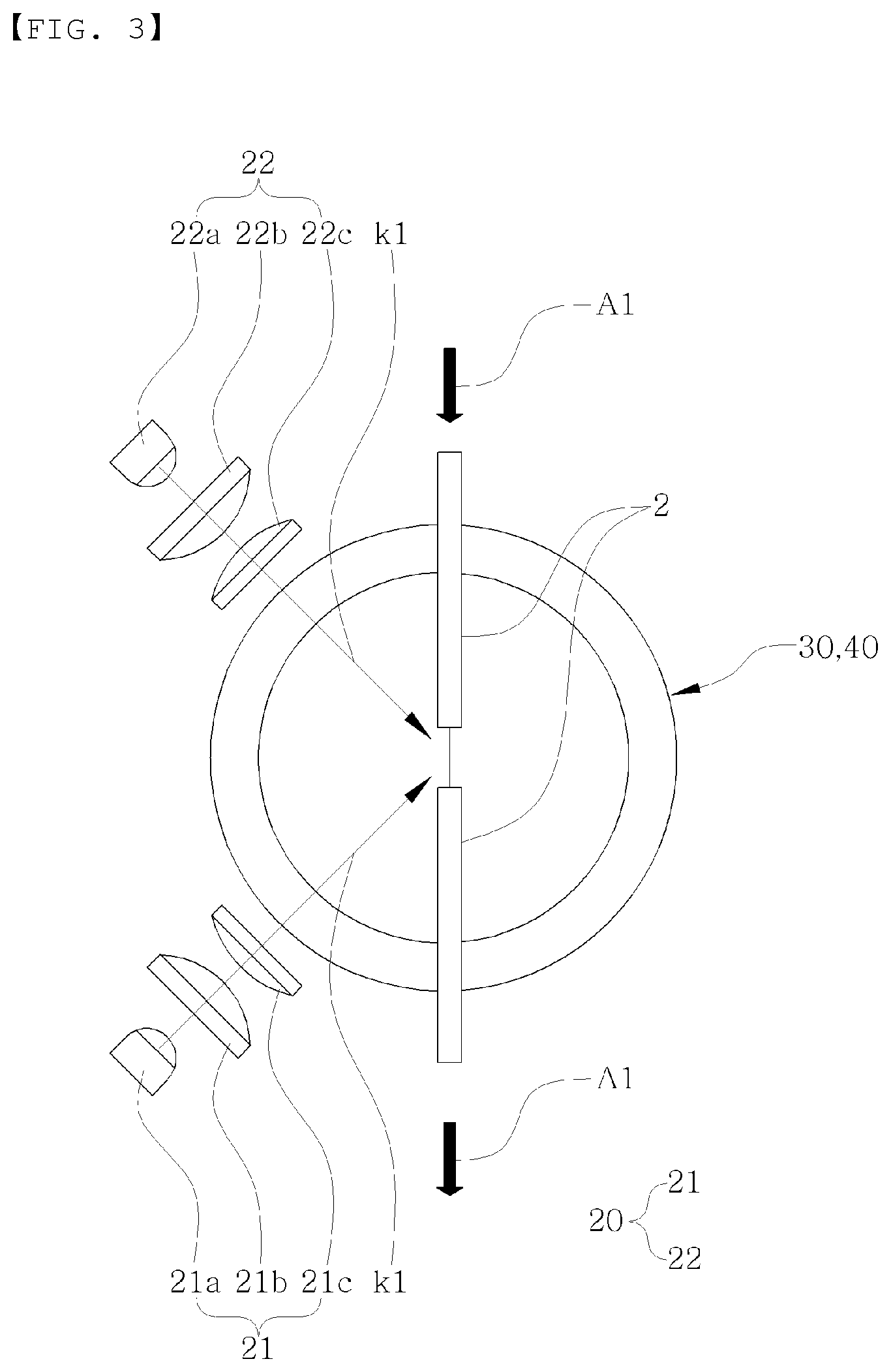 Patent US12492986 Figure 3 – Sensor device for detecting biological particles and non-biological particles
