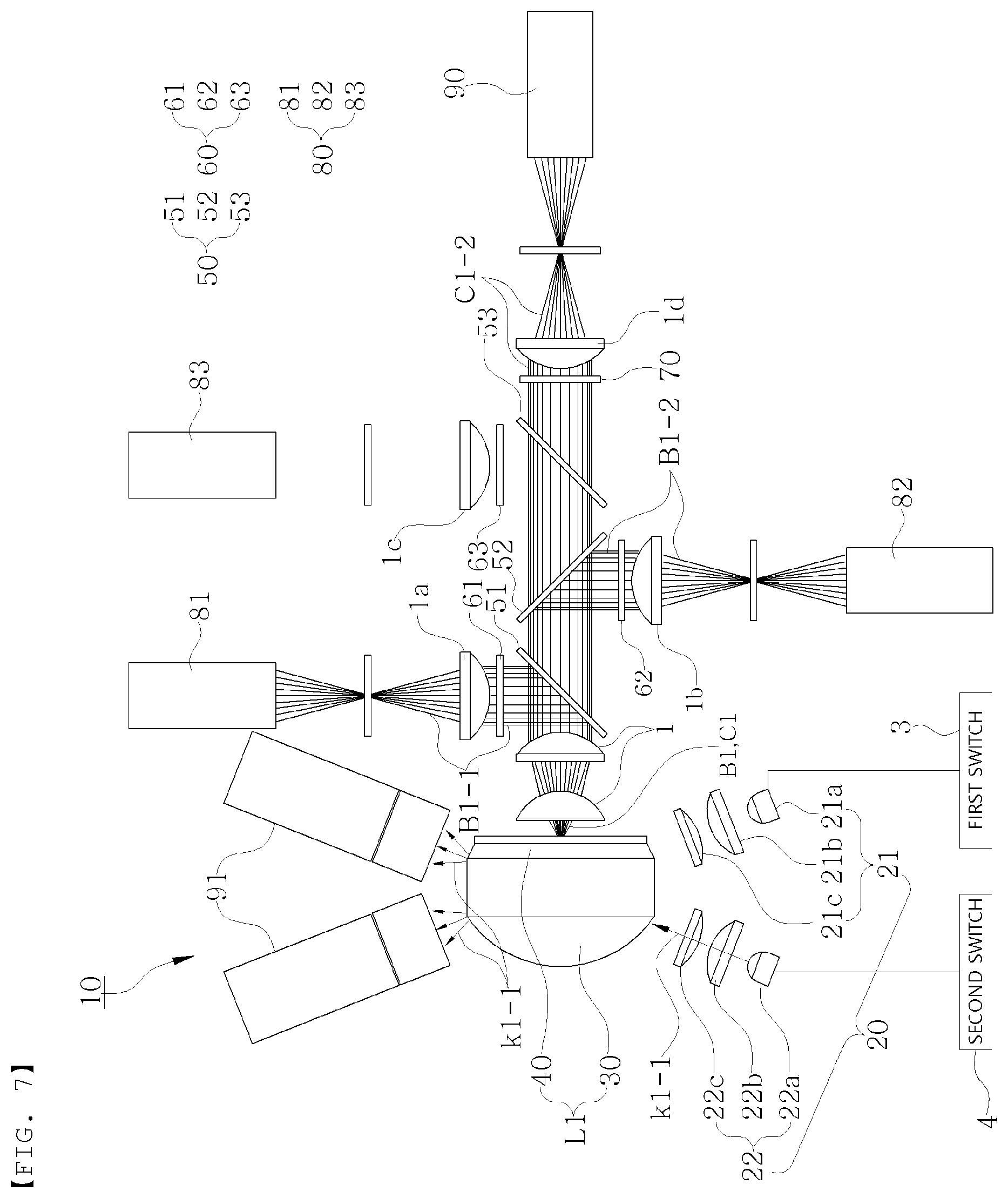 Patent US12492986 Figure 7 – Sensor device for detecting biological particles and non-biological particles