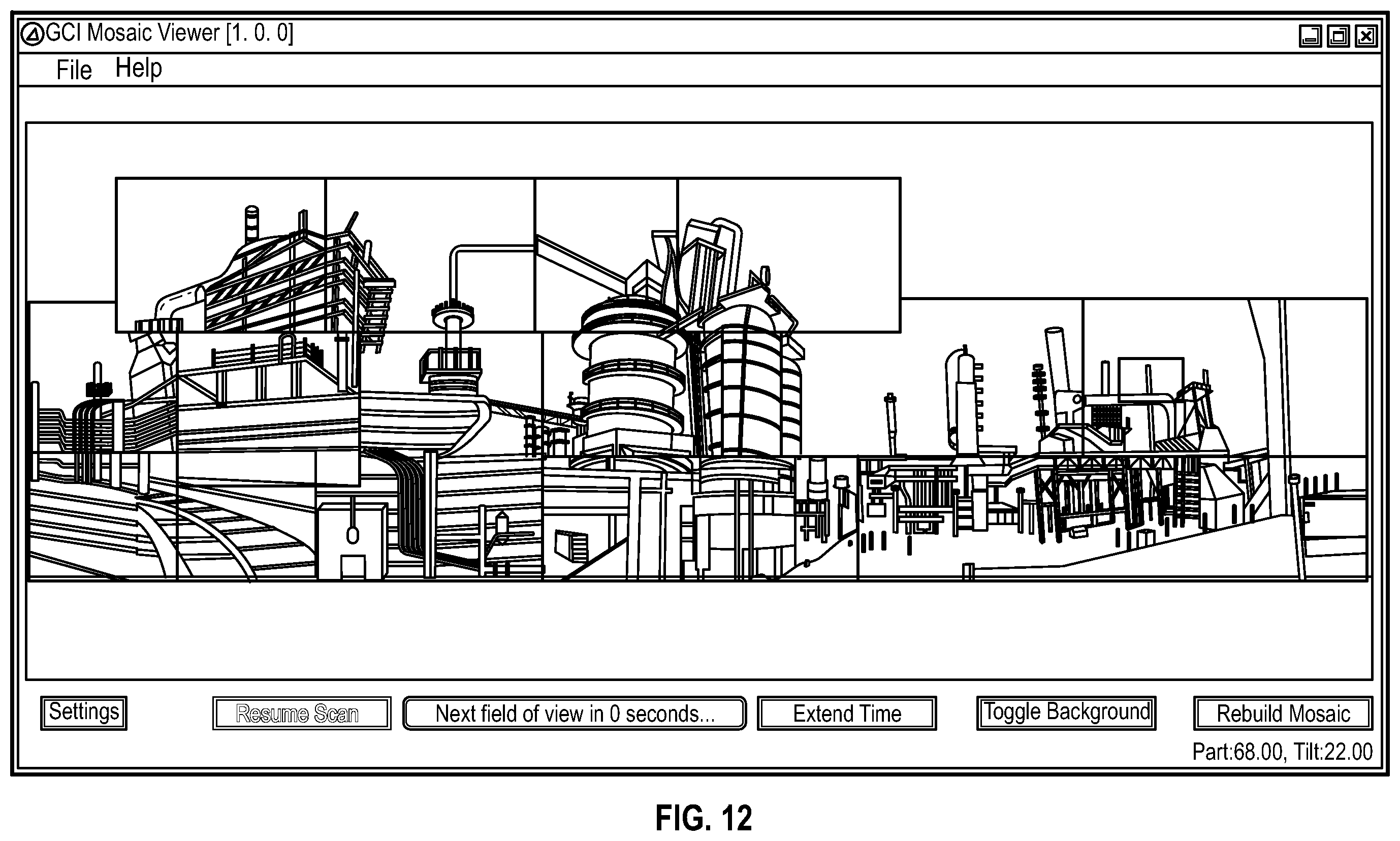 Patent US12492987 Figure 11 – Gas leak emission quantification with a gas cloud imager