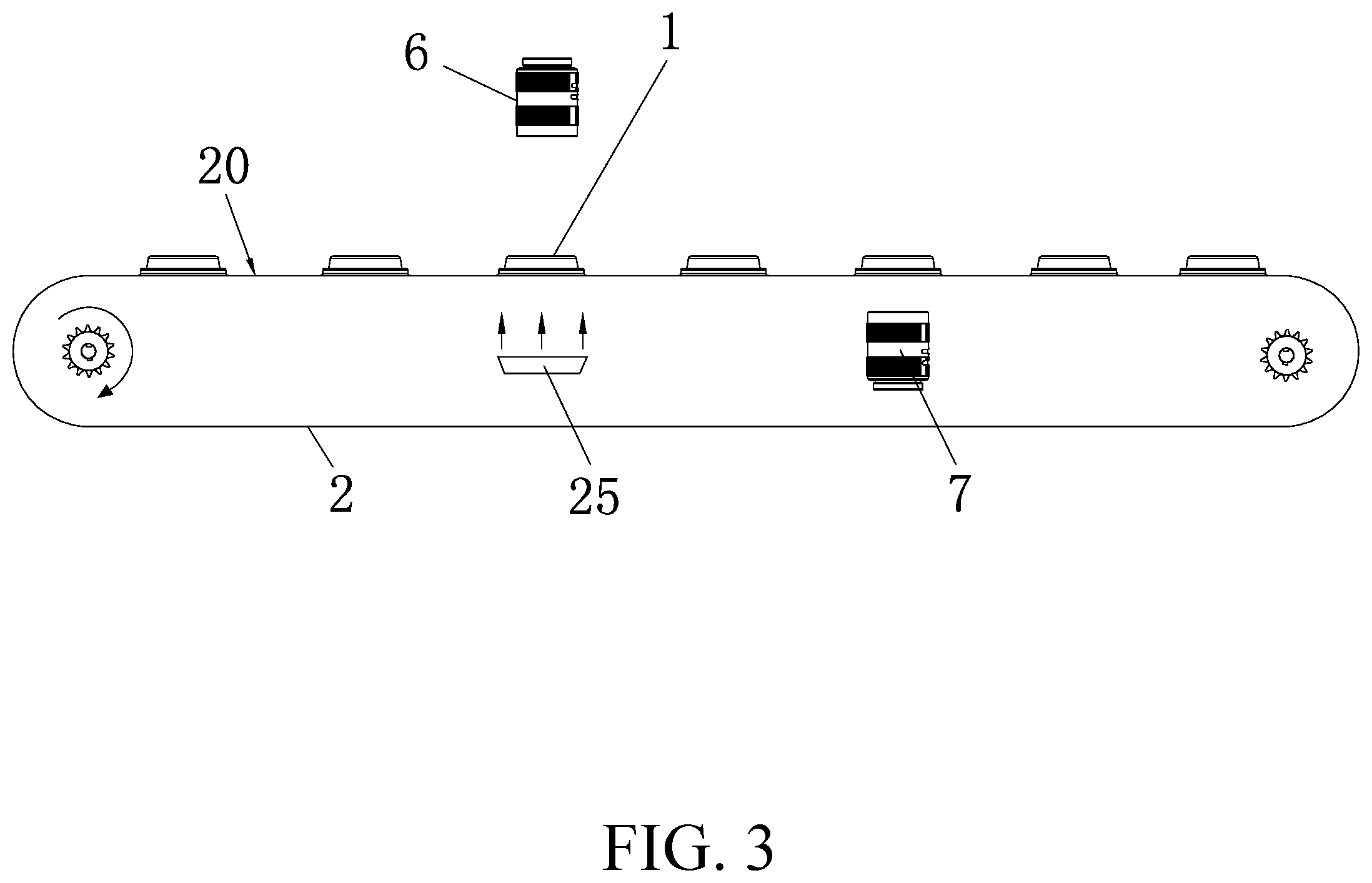 Patent US12492999 Figure 3 – Optical inspection equipment for checking multiple utensils made of plant fibers