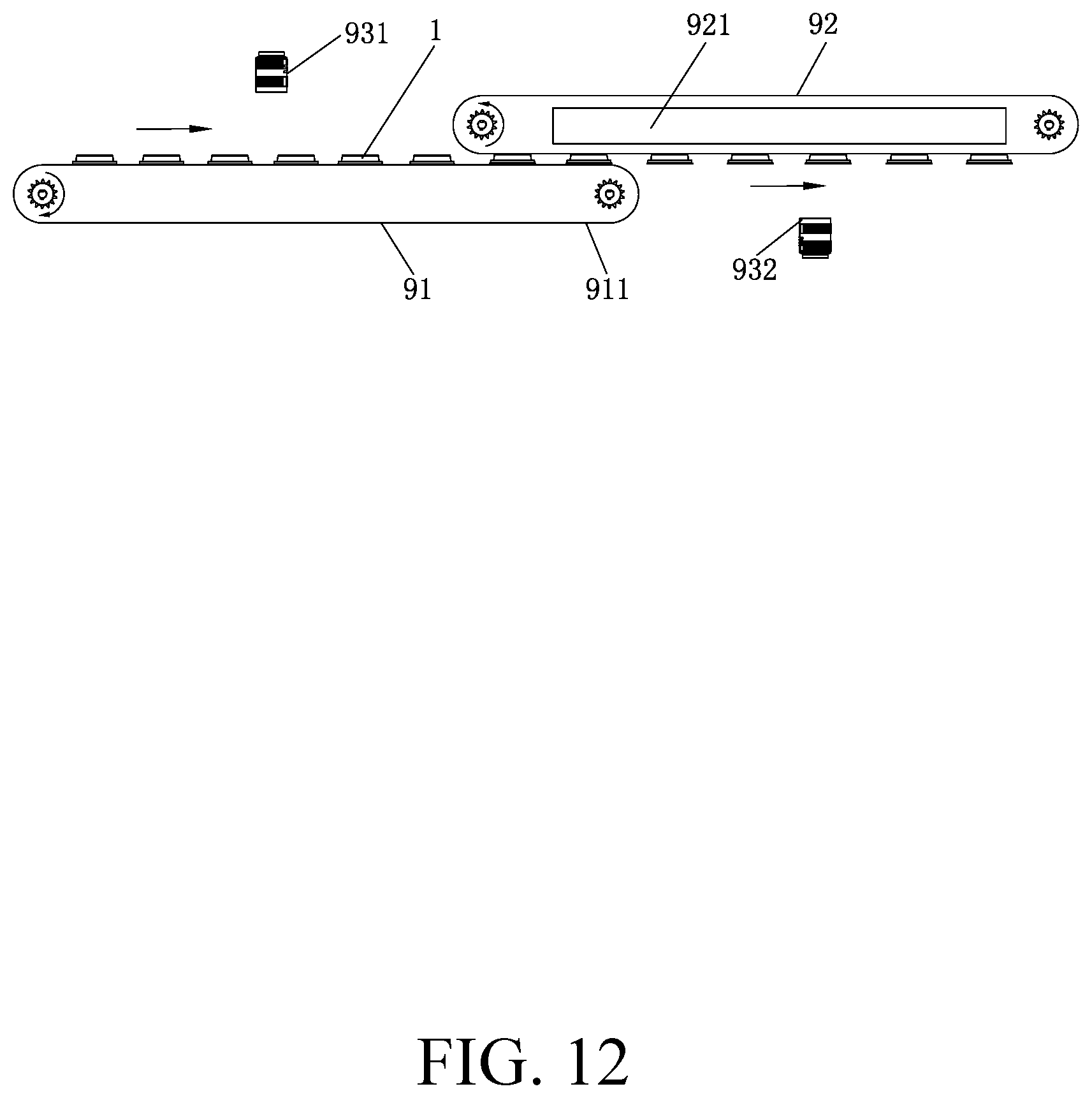 Patent US12492999 Figure 12 – Optical inspection equipment for checking multiple utensils made of plant fibers