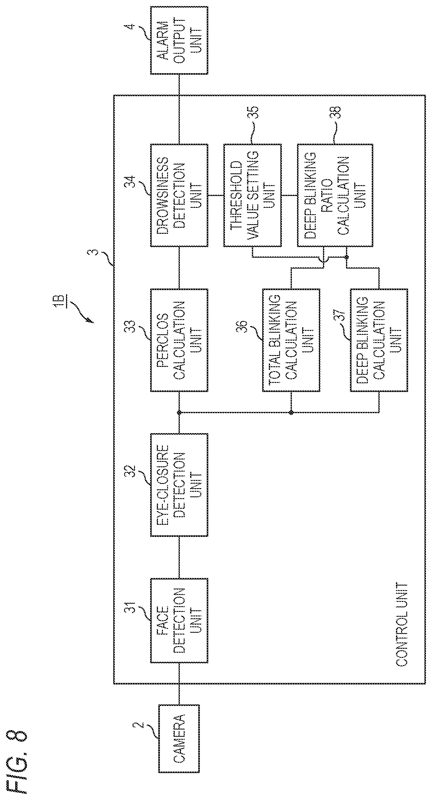 Patent US12496005 Figure 6 – Drowsiness detection device