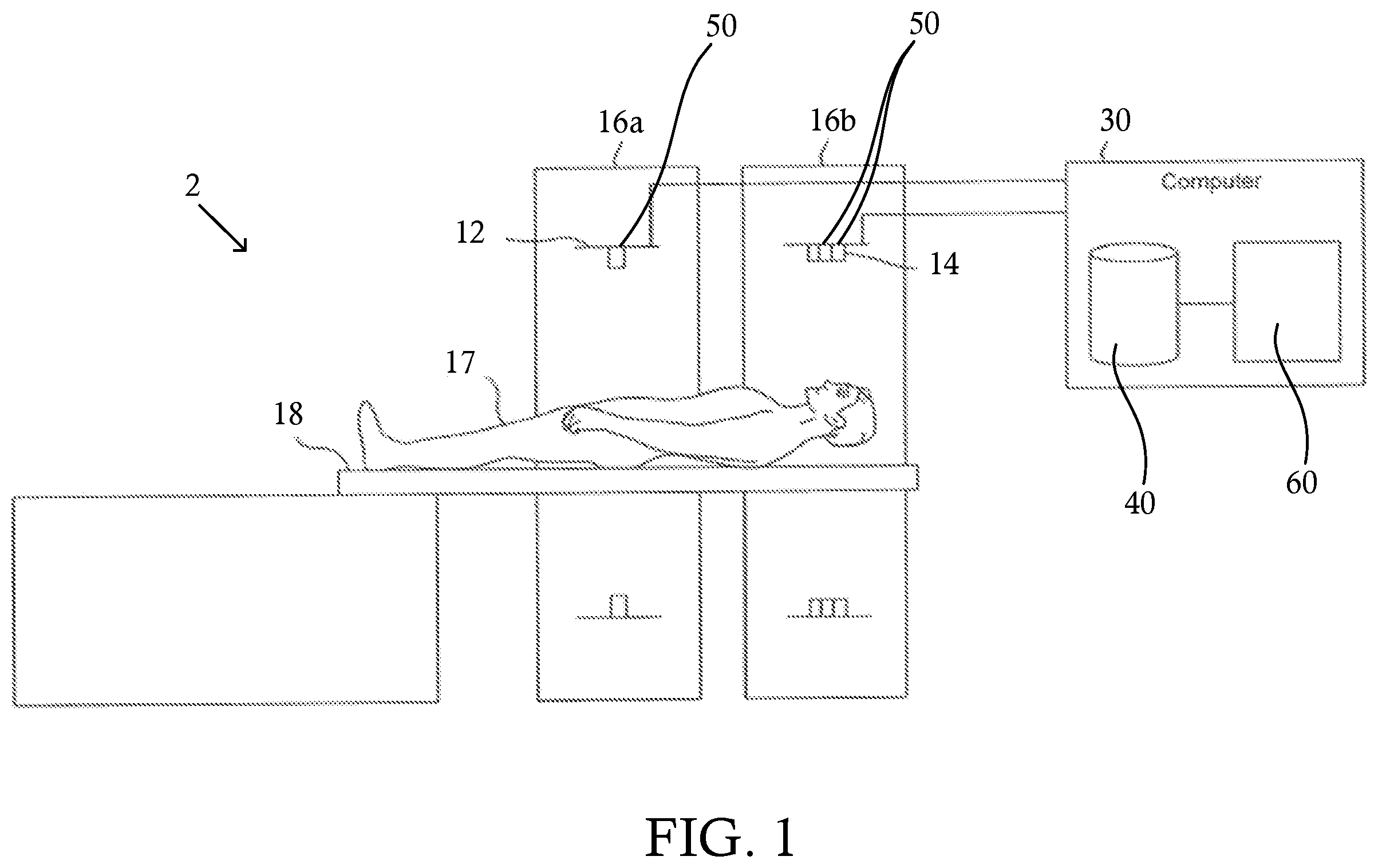 Patent US12496020 Figure 1 – High sensitivity continuous bed motion