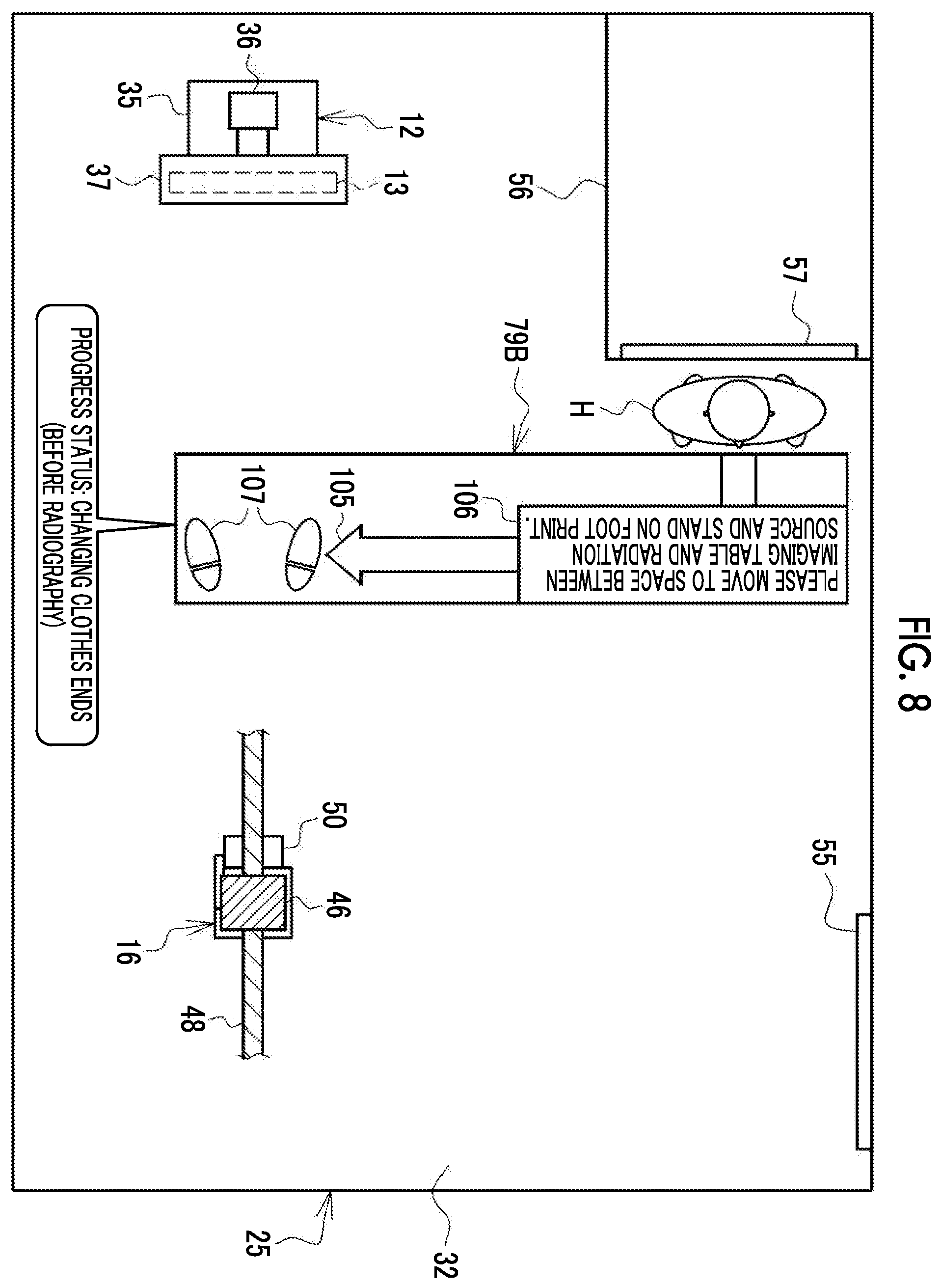 Patent US12496022 Figure 8 – Imaging support apparatus, operation method of imaging support apparatus, and operation program of imaging support apparatus
