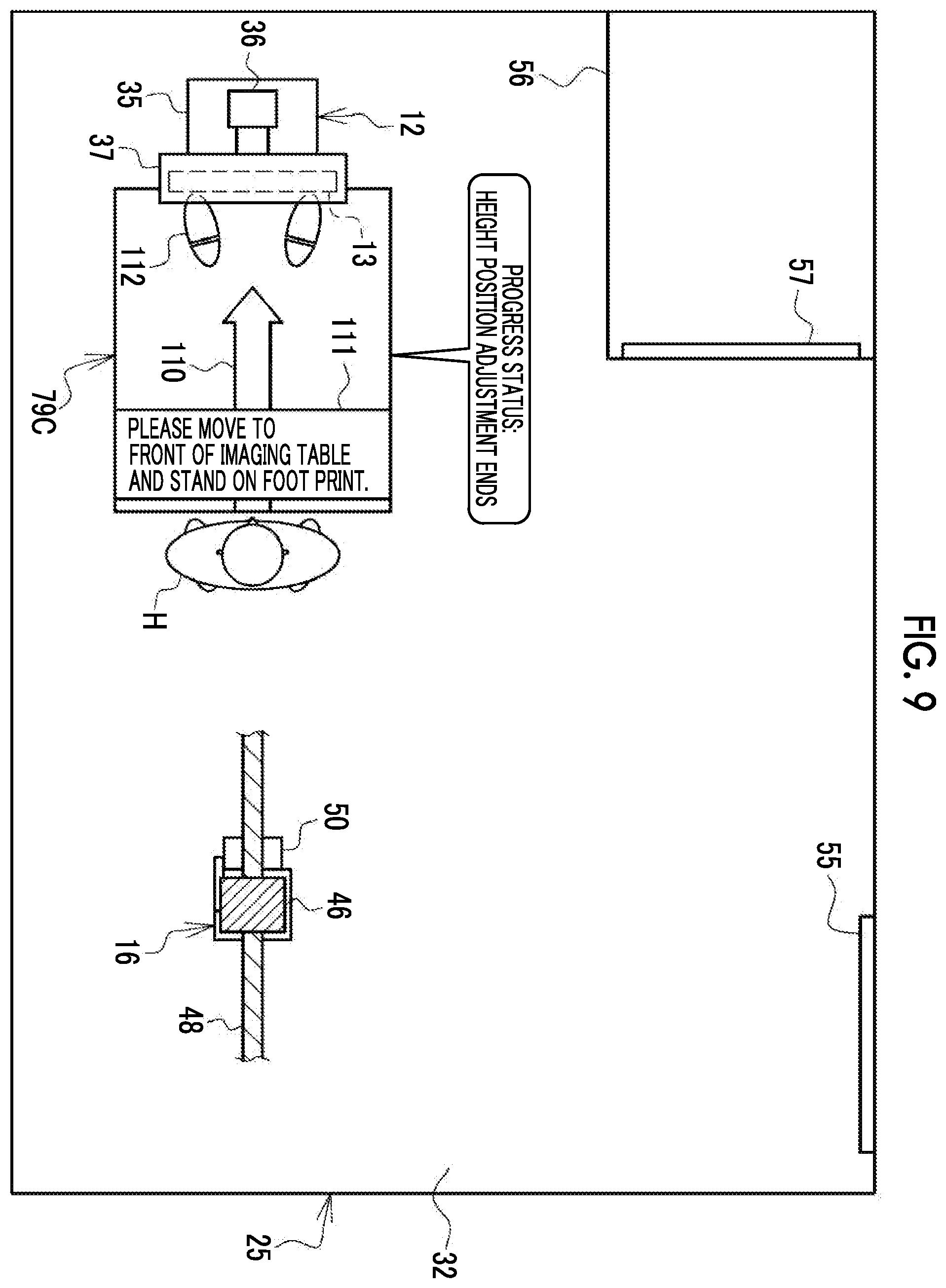 Patent US12496022 Figure 9 – Imaging support apparatus, operation method of imaging support apparatus, and operation program of imaging support apparatus