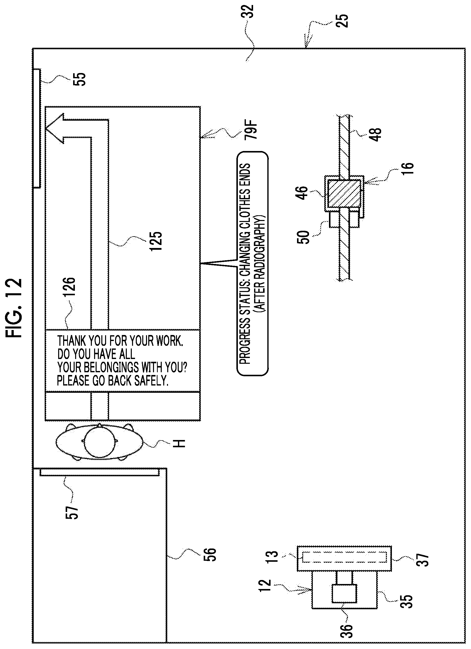 Patent US12496022 Figure 12 – Imaging support apparatus, operation method of imaging support apparatus, and operation program of imaging support apparatus