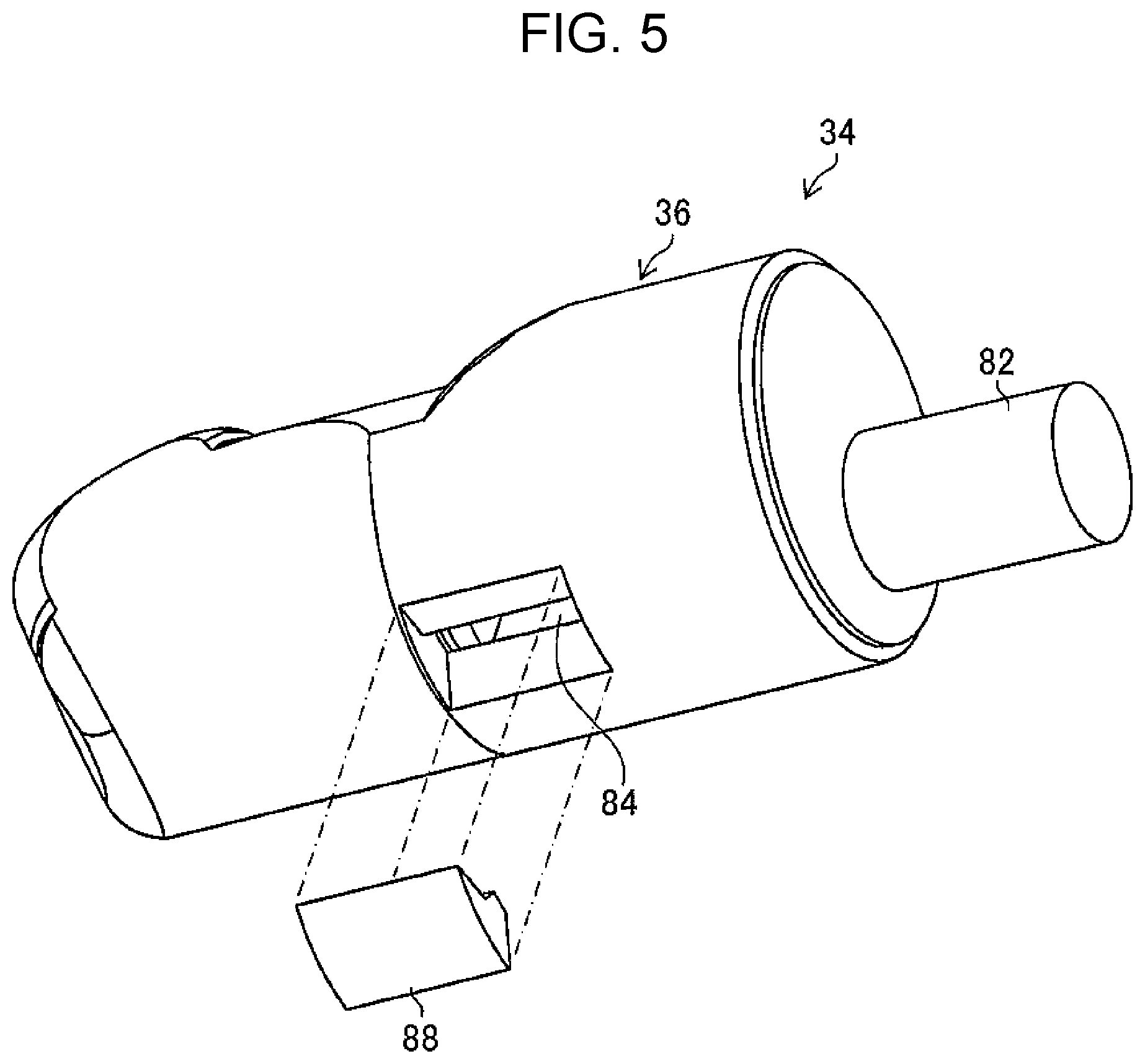 Patent US12496039 Figure 5 – Ultrasonic endoscope