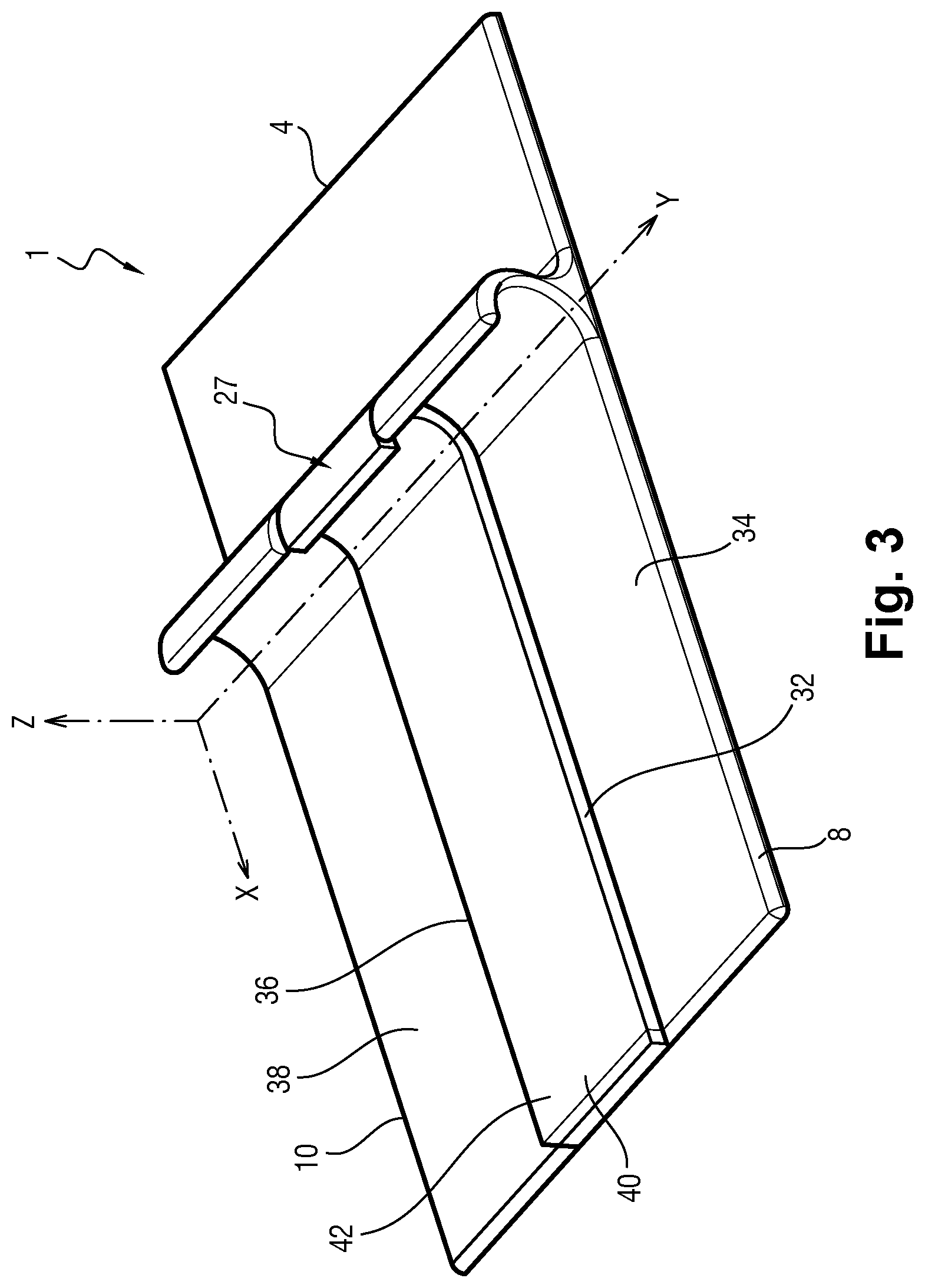 Patent US12496051 Figure 3 – Device for applying adhesive composition to biological tissue and/or prosthetic material