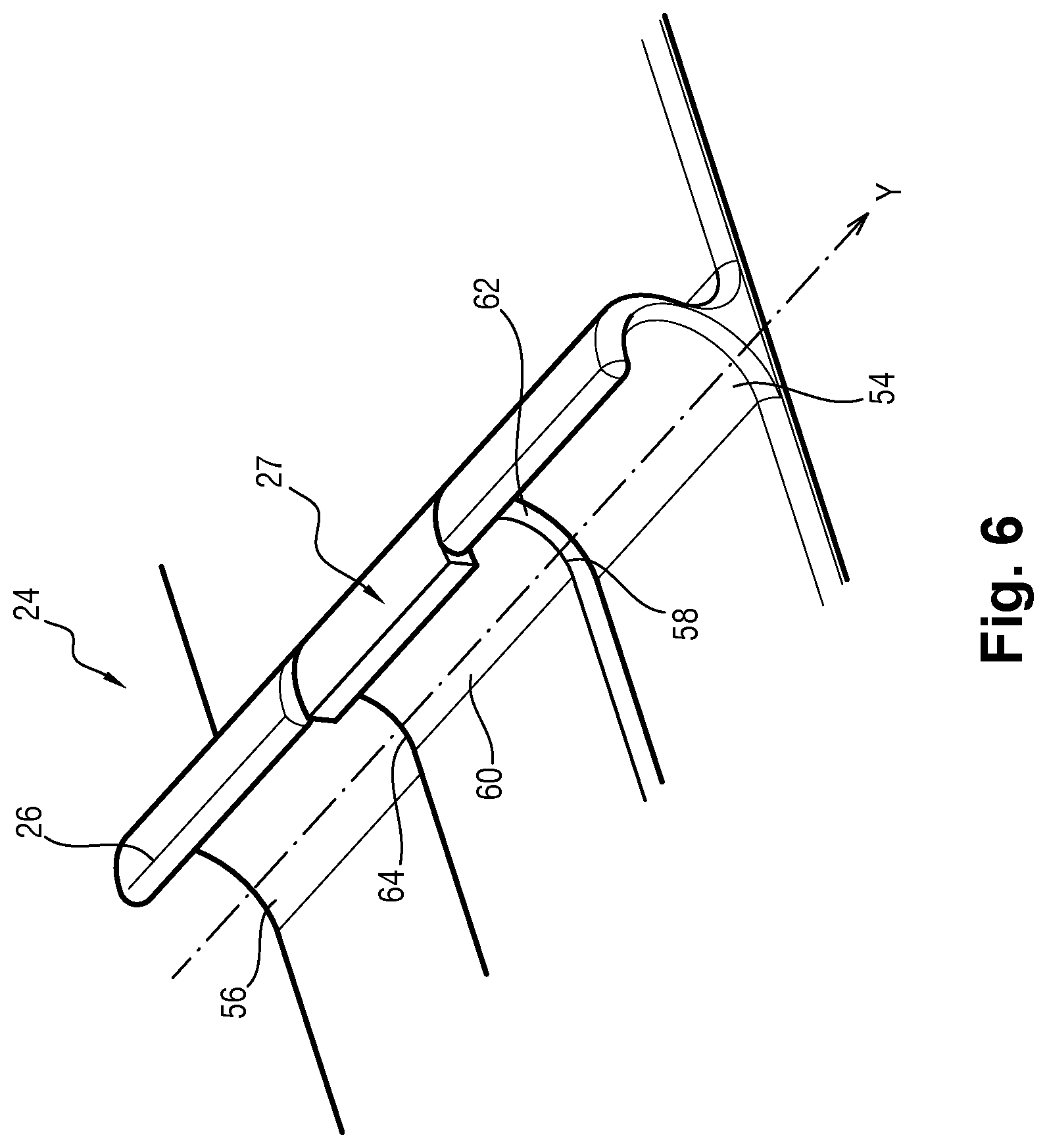Patent US12496051 Figure 6 – Device for applying adhesive composition to biological tissue and/or prosthetic material