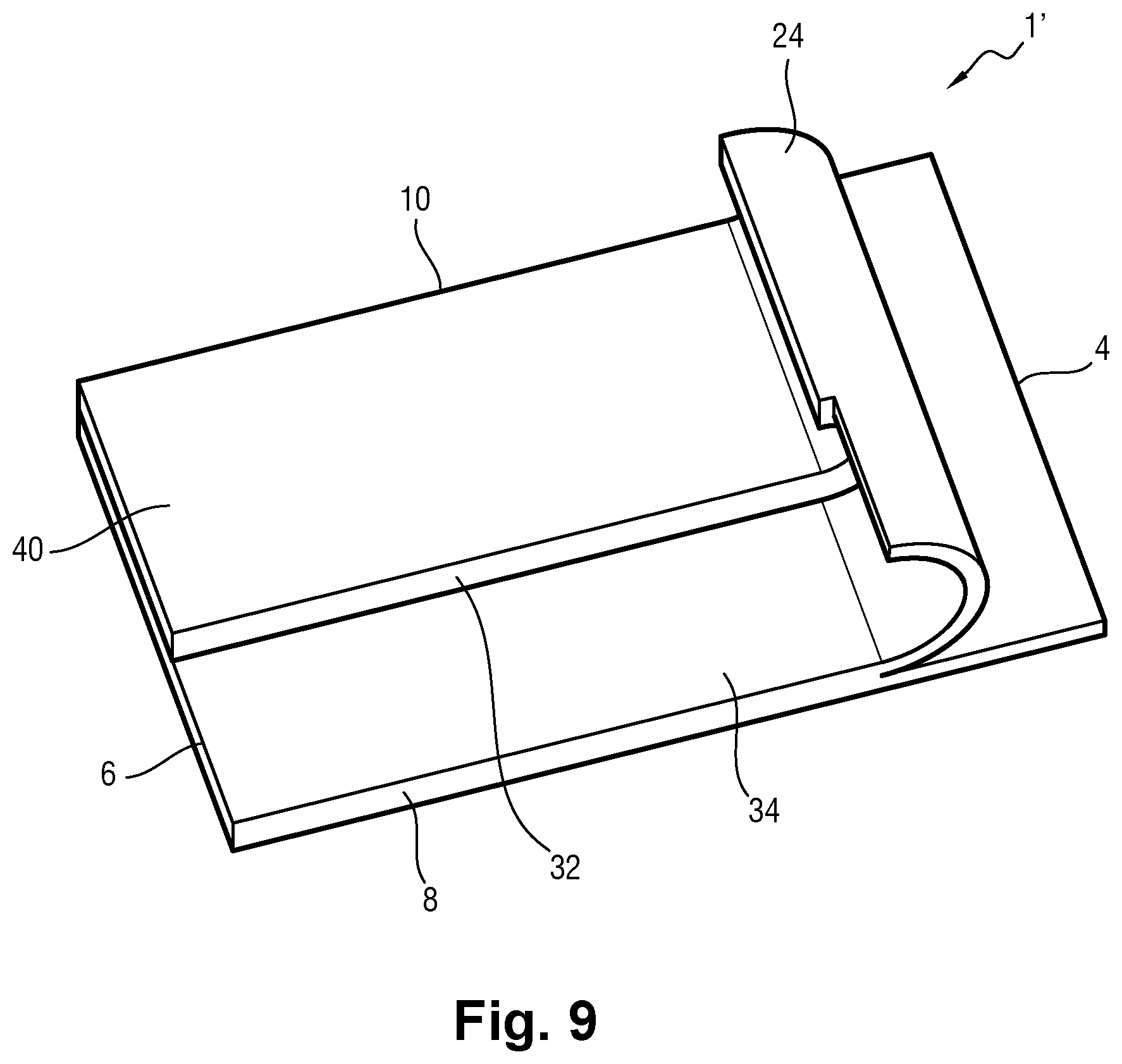 Patent US12496051 Figure 9 – Device for applying adhesive composition to biological tissue and/or prosthetic material