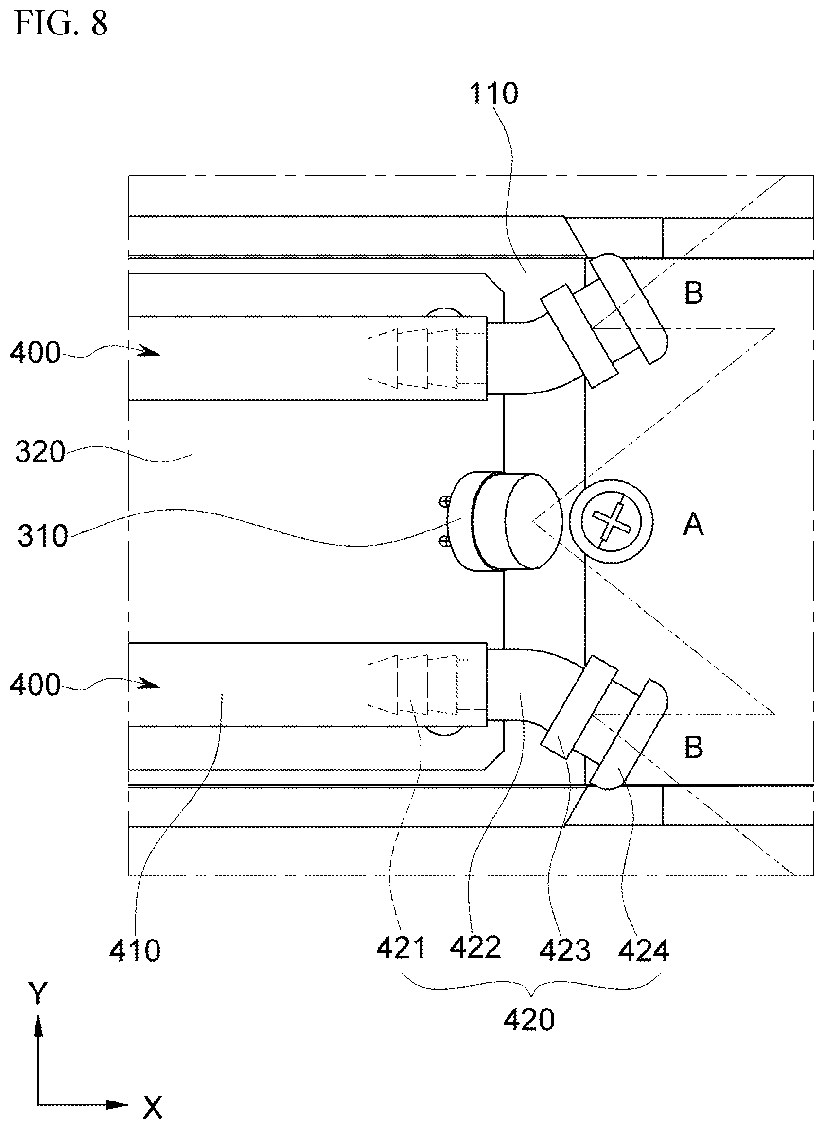 Patent US12496052 Figure 8 – Surgical retractor
