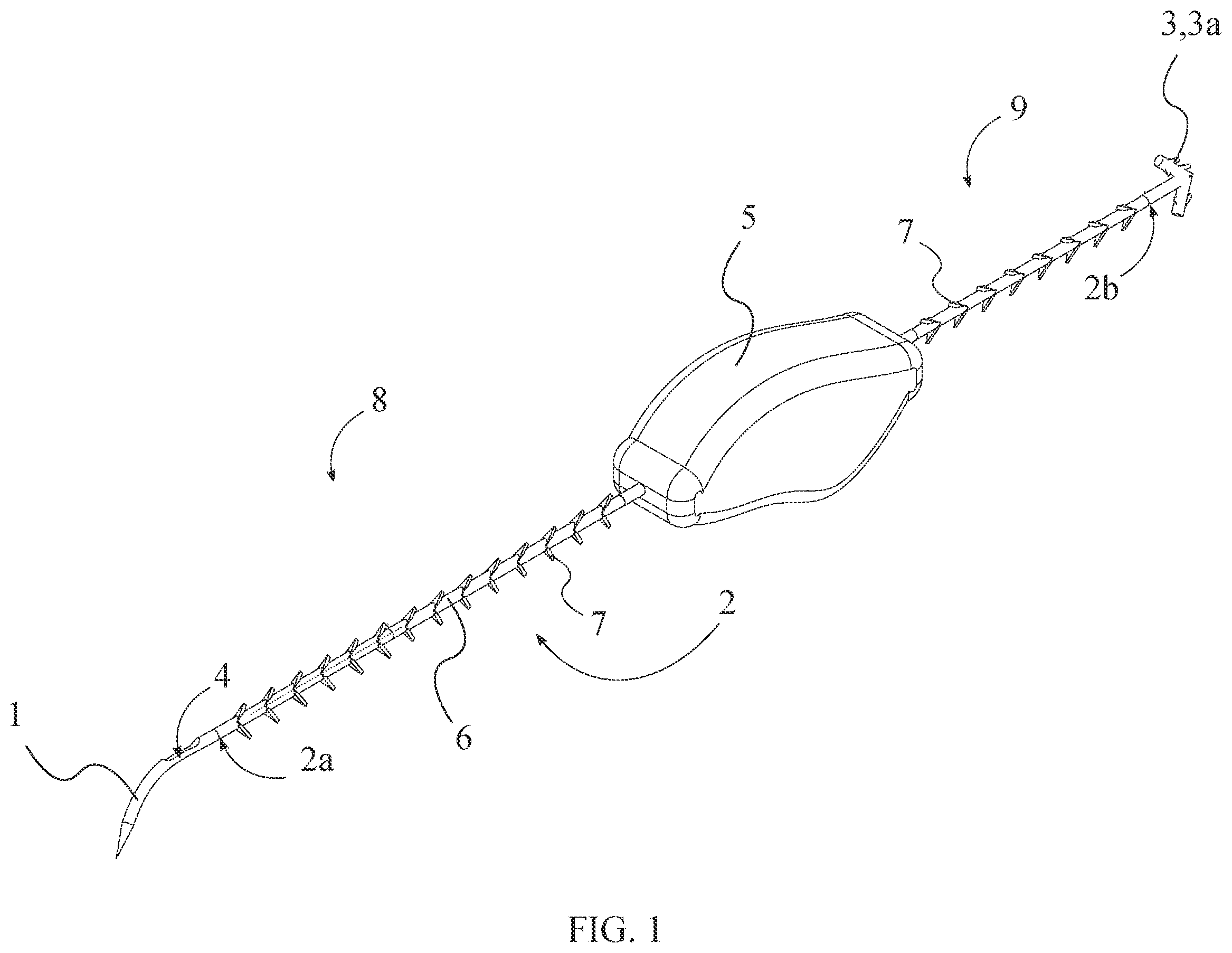 Patent US12496054 — Intracorporeal retracting suture — Figure 1