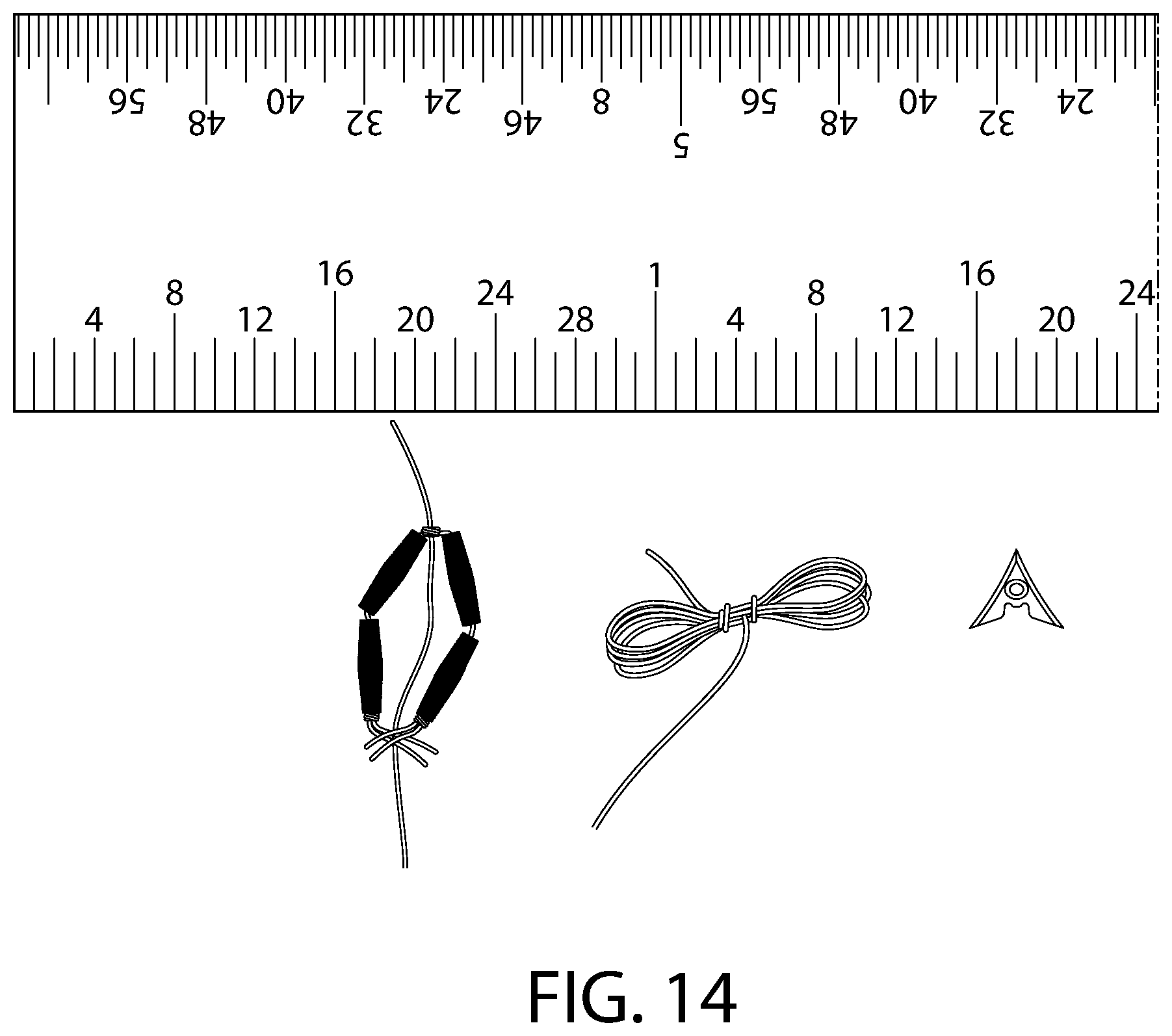 Patent US12496057 Figure 14 – Suture materials, suture placement devices and methods of suture placement and tissue approximation