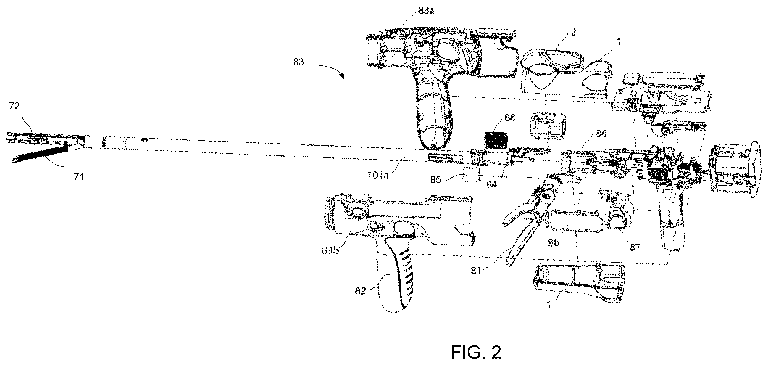 Patent US12496063 Figure 2 – Surgical instrument
