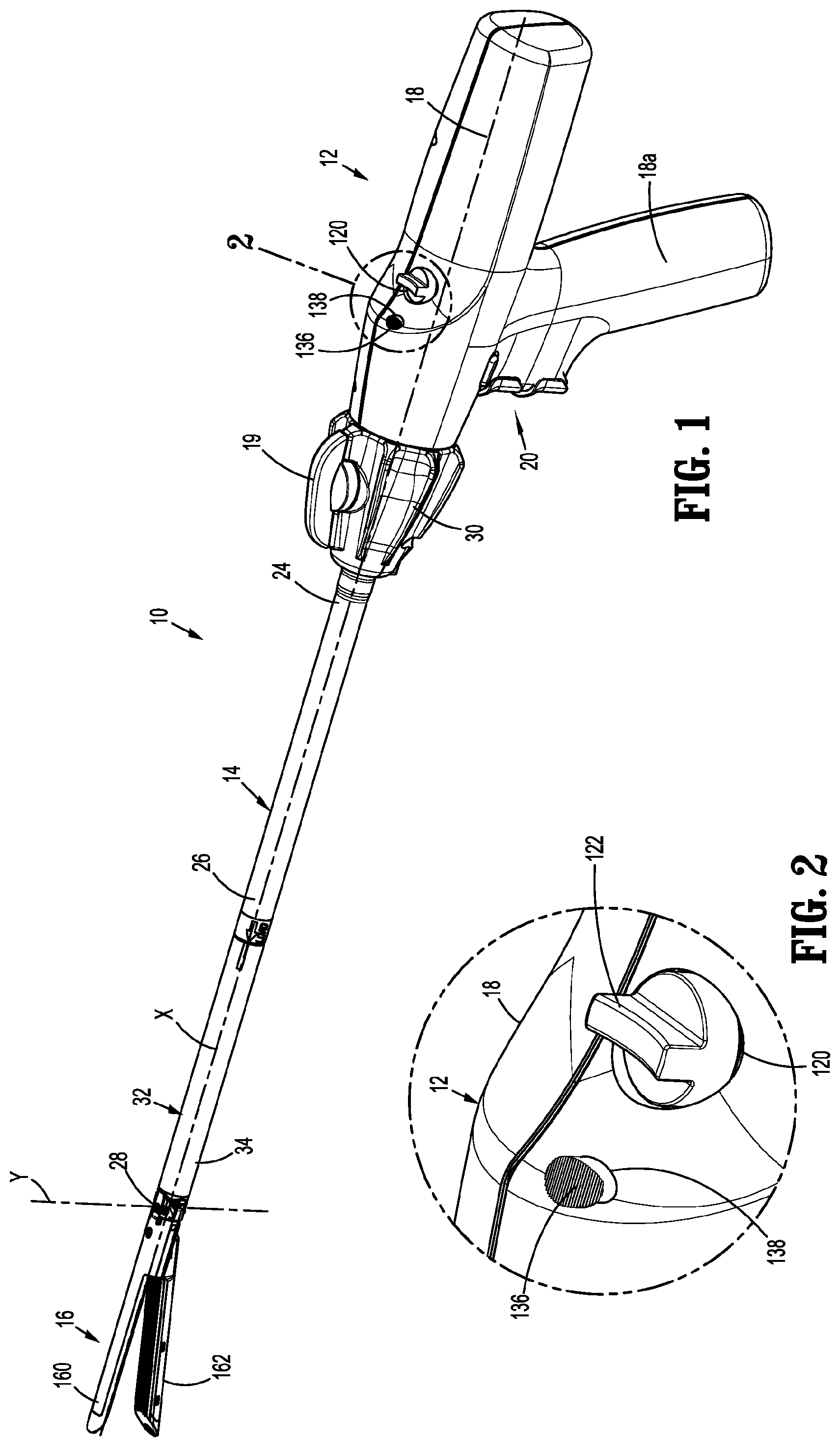 Patent US12496064 — Powered stapling device with manual retraction — Figure 1