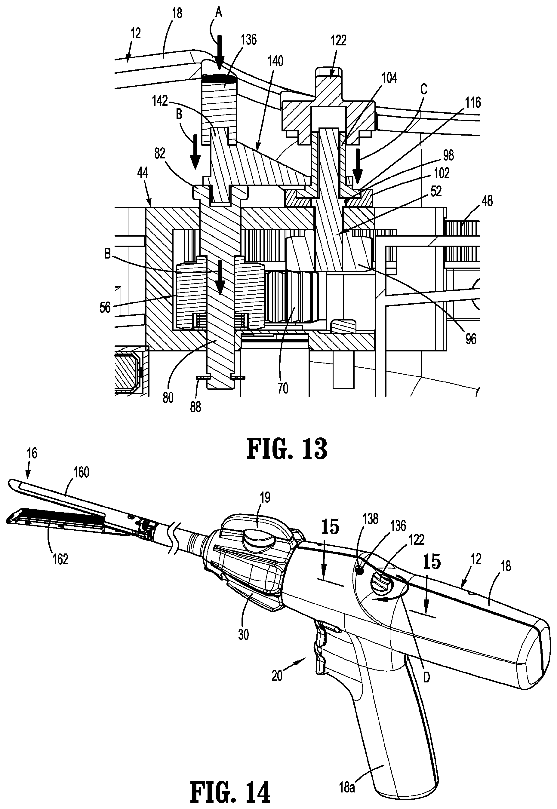 Patent US12496064 Figure 8 – Powered stapling device with manual retraction