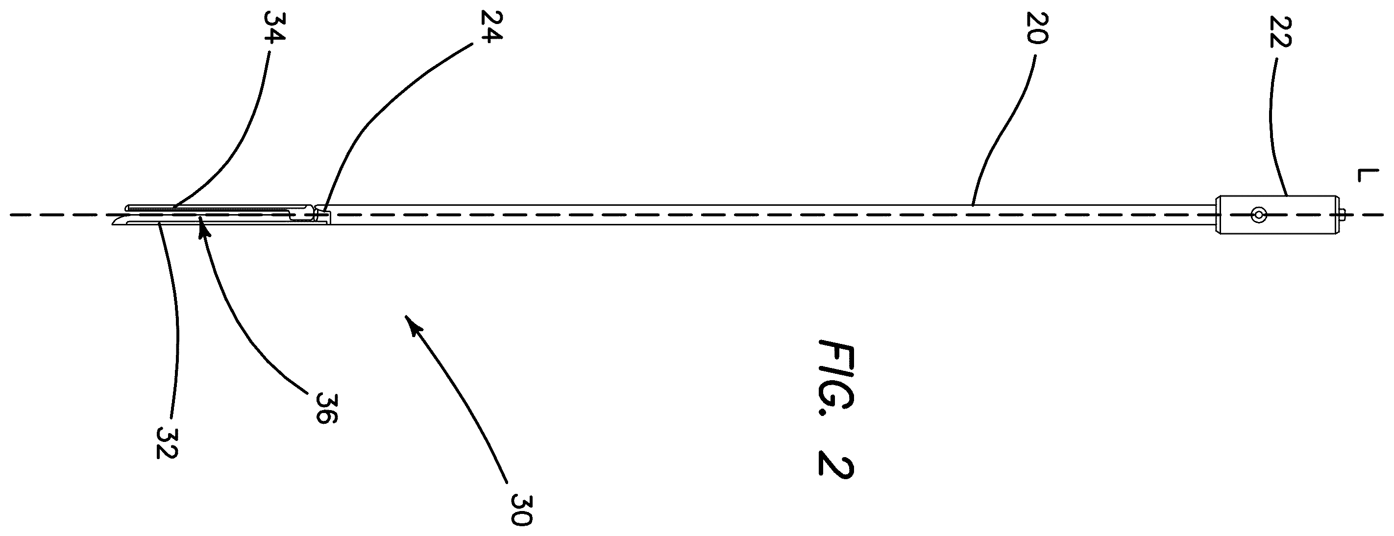 Patent US12496066 Figure 2 – Surgical stapler handle assembly having actuation mechanism with longitudinally rotatable shaft