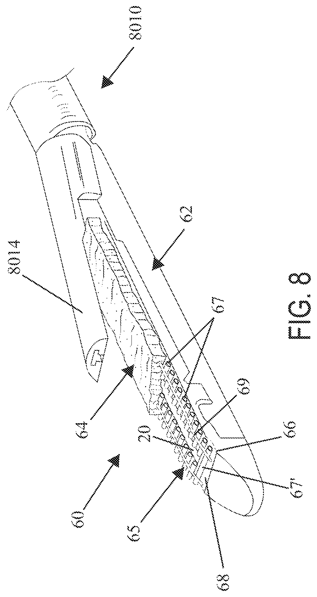 Patent US12496067 Figure 6 – Implantable adjunct with density gradients