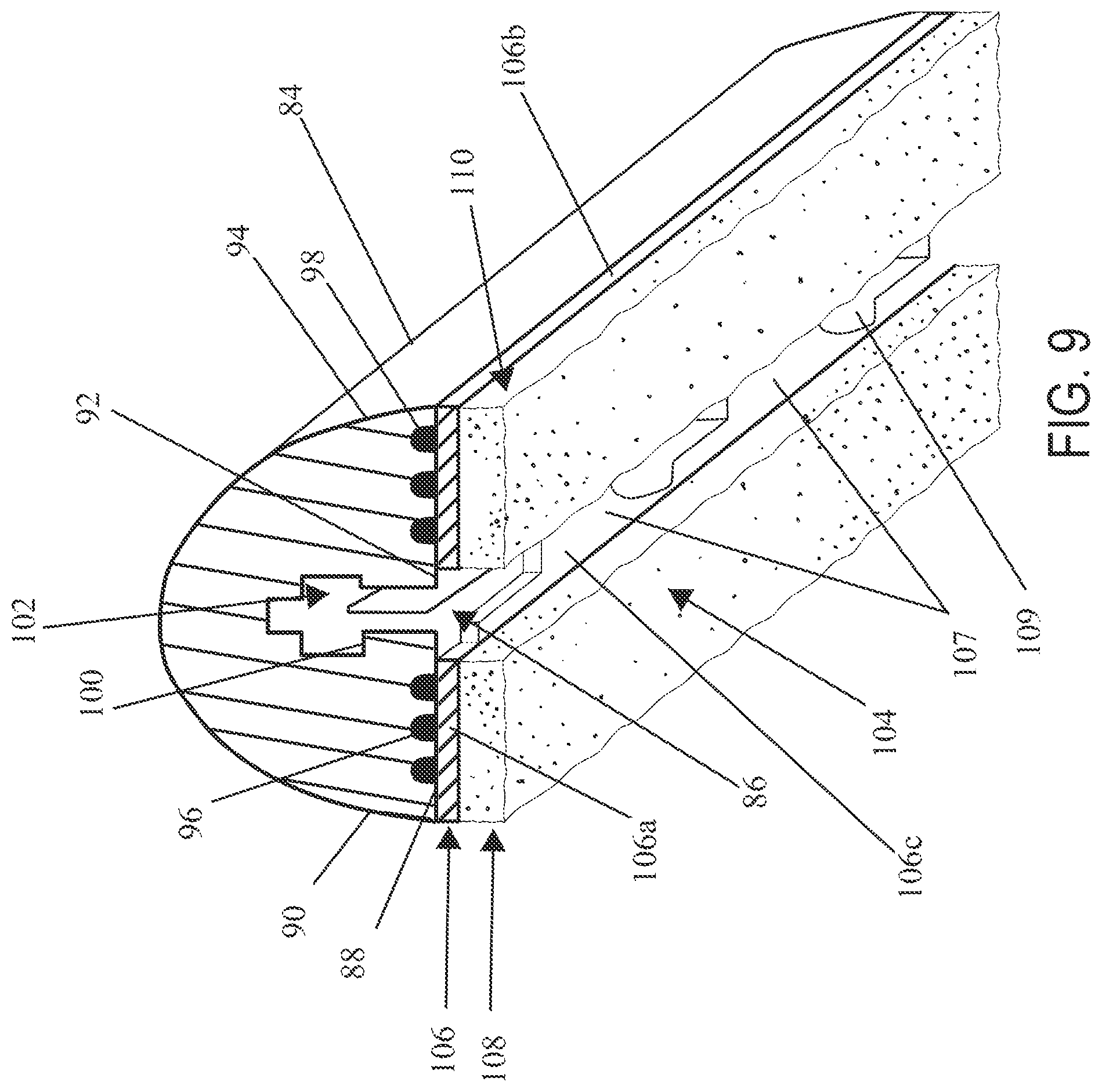 Patent US12496067 Figure 7 – Implantable adjunct with density gradients