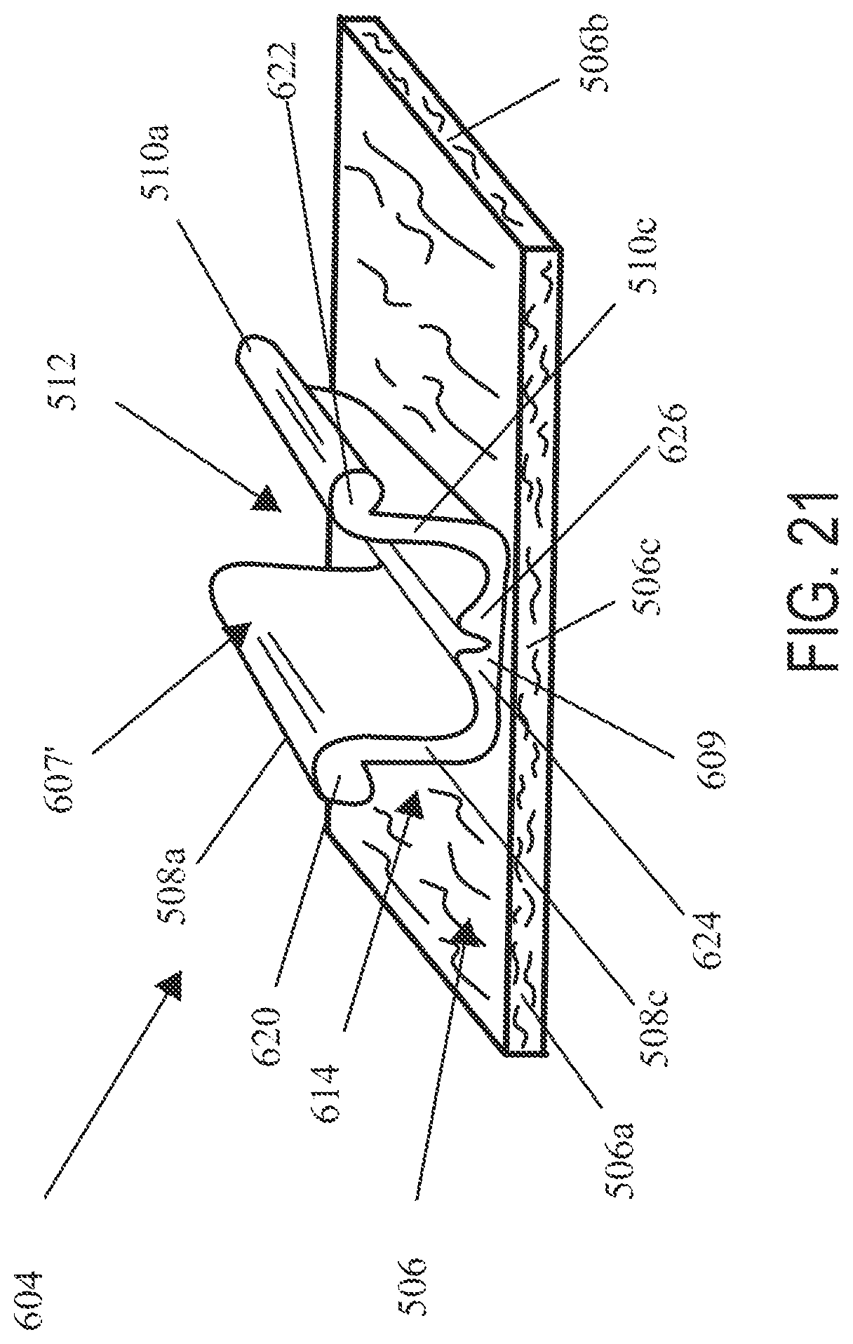 Patent US12496067 Figure 19 – Implantable adjunct with density gradients