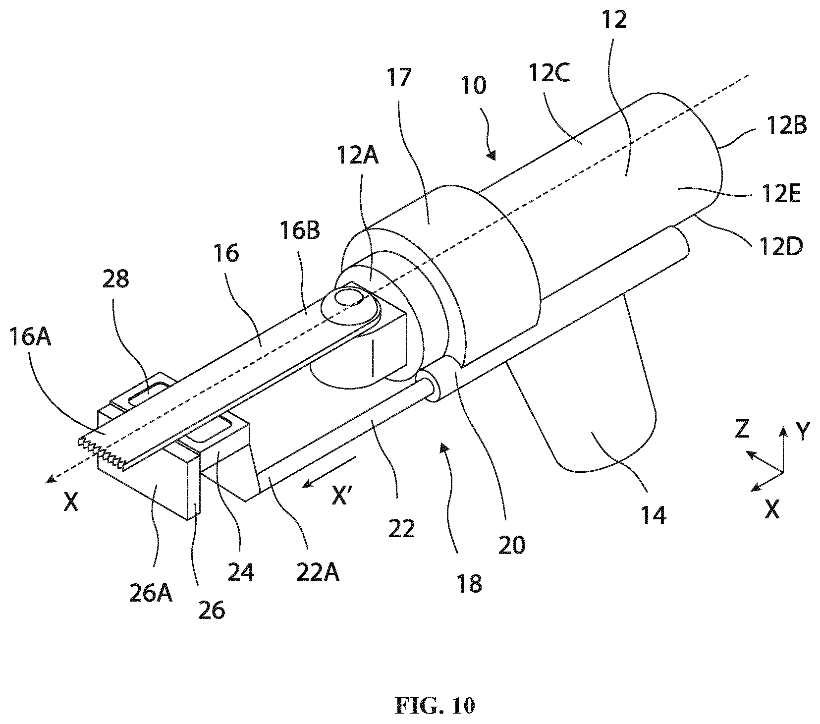 Patent US12496070 Figure 5 – Retractable cutting guide