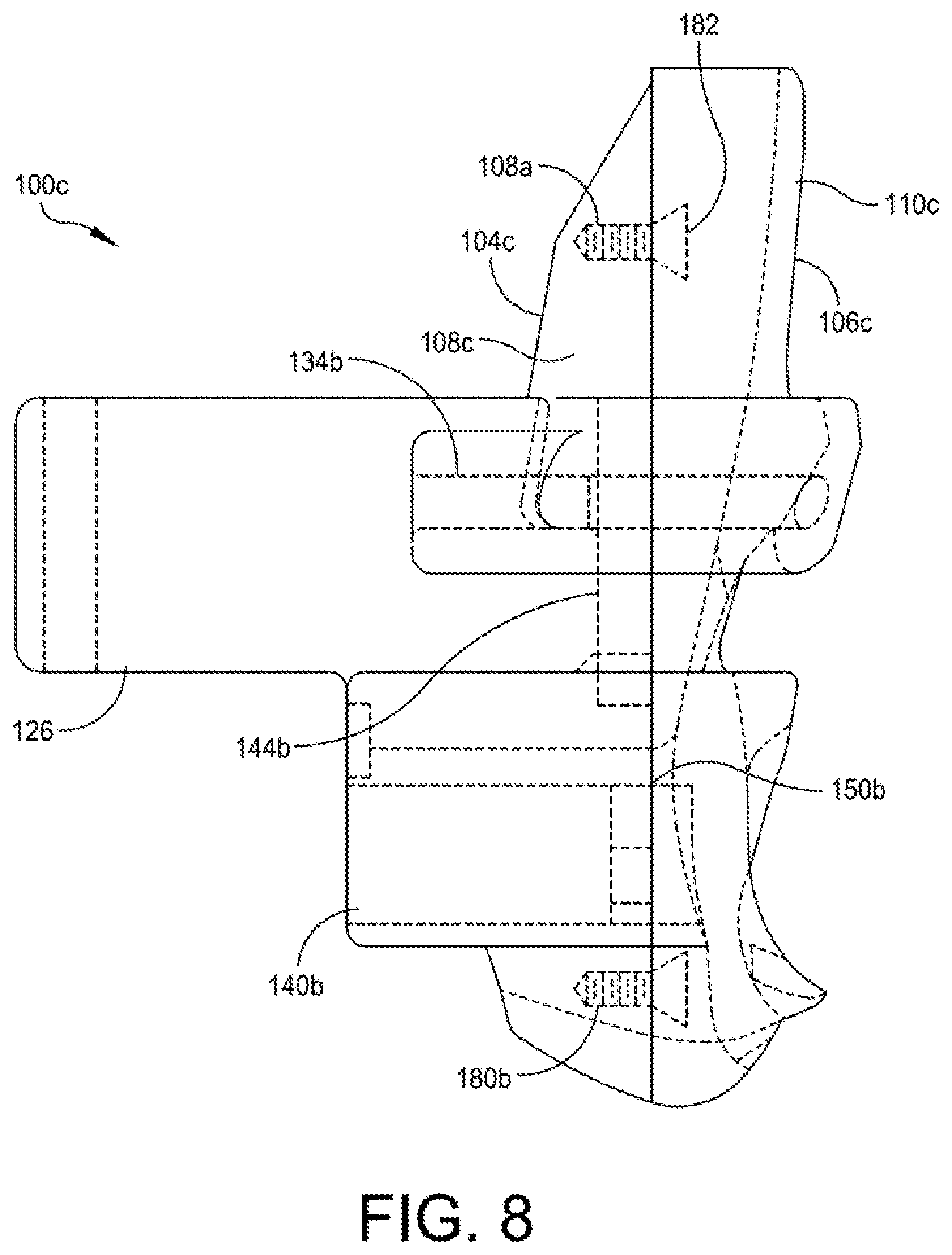 Patent US12496072 Figure 8 – Multi-modal patient-specific surgical guides