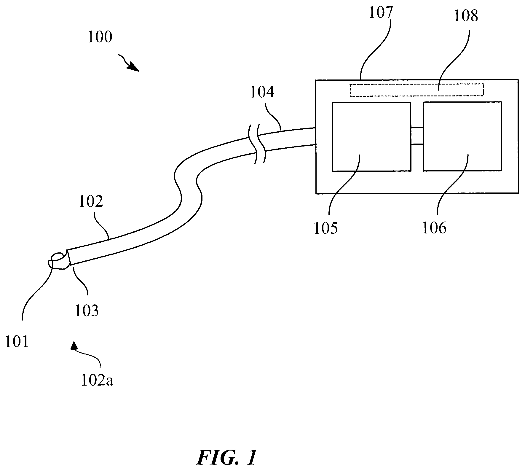 Patent US12496076 Figure 1 – Computer-aided vacuum thrombectomy systems and methods for processing and visualizing thrombectomy procedure analytics