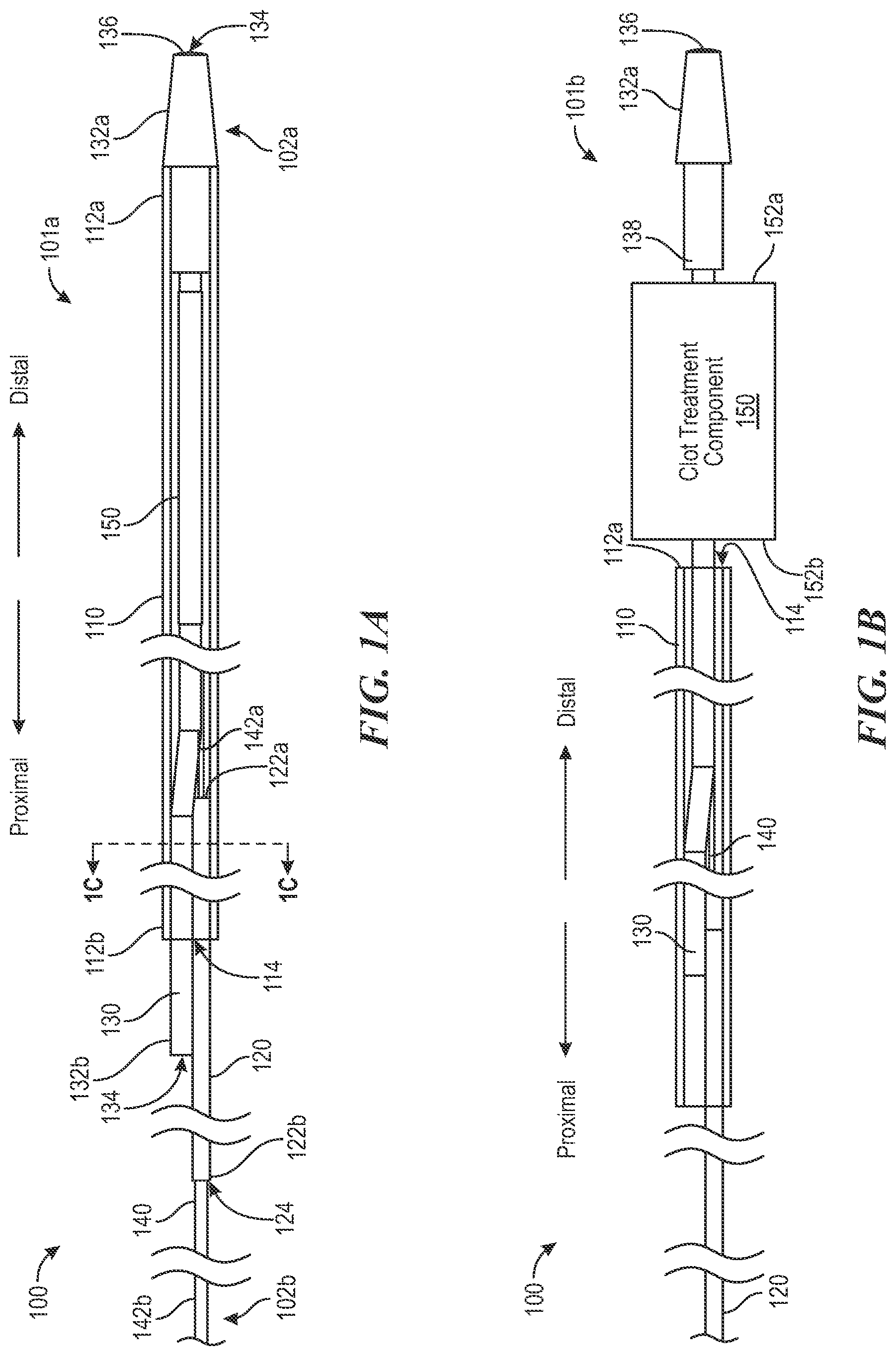 Patent US12496081 Figure 1 – Catheter for use with clot treatment systems