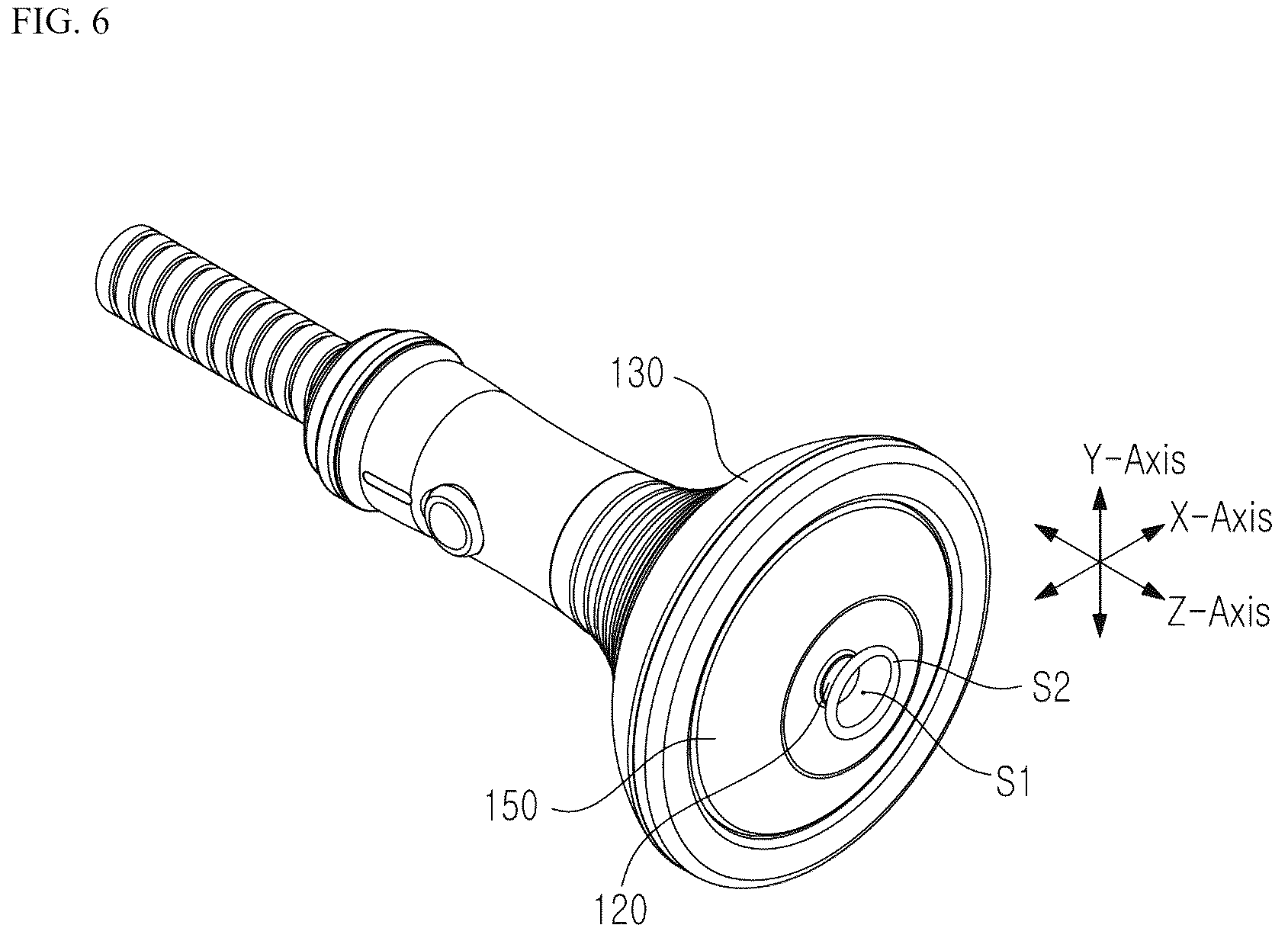 Patent US12496082 Figure 6 – Multi-focal shockwave output handle unit for extracorporeal shockwave therapy device using multi-piezoelectric configuration