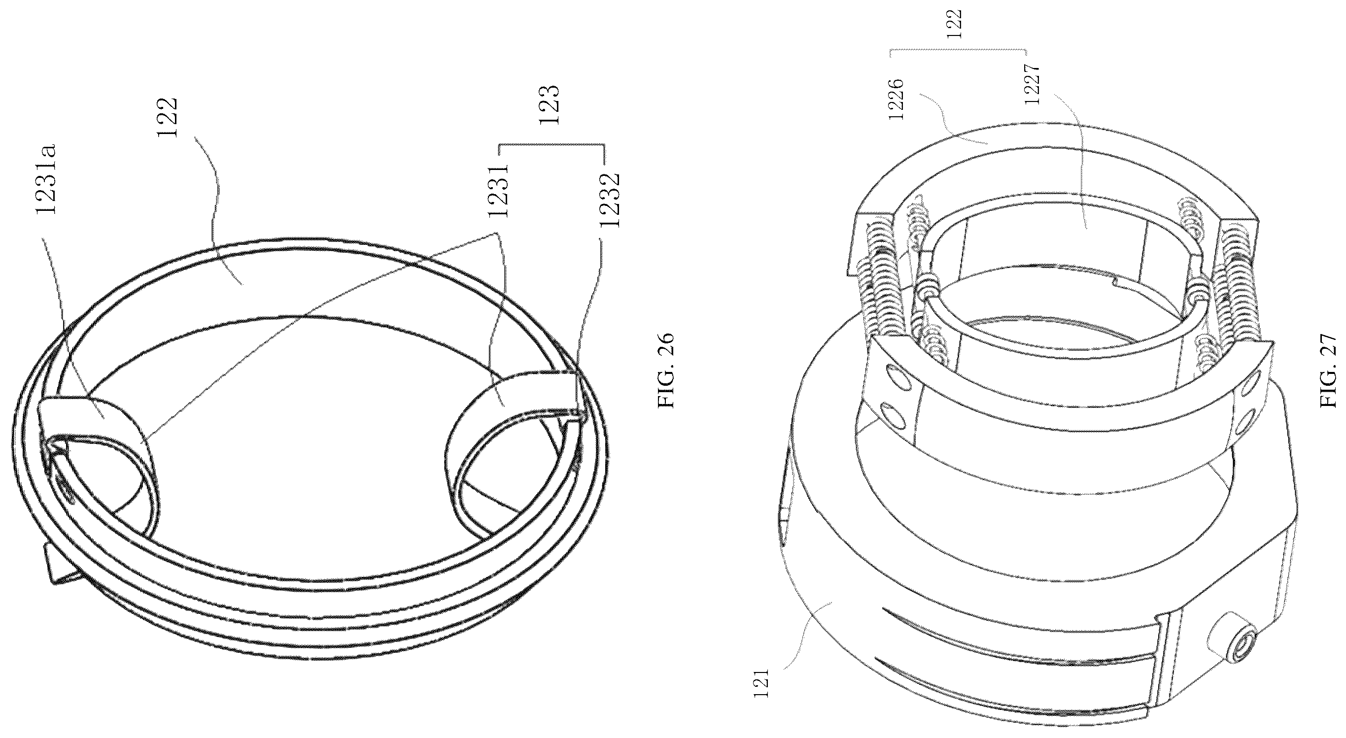 Patent US12496083 Figure 14 – Attachment assembly, control handle, series motion mechanism, and minimally invasive surgical instrument