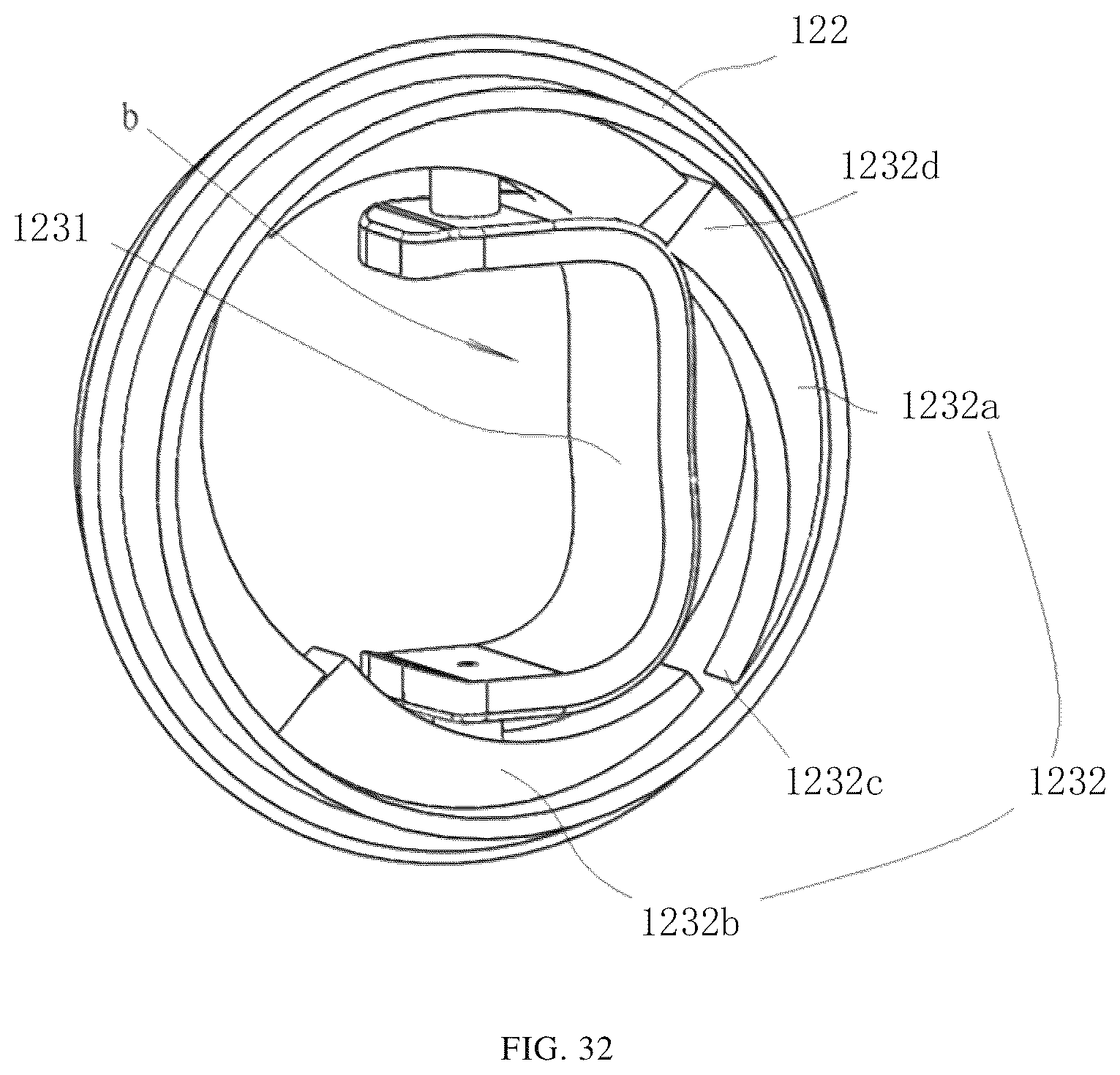 Patent US12496083 Figure 17 – Attachment assembly, control handle, series motion mechanism, and minimally invasive surgical instrument