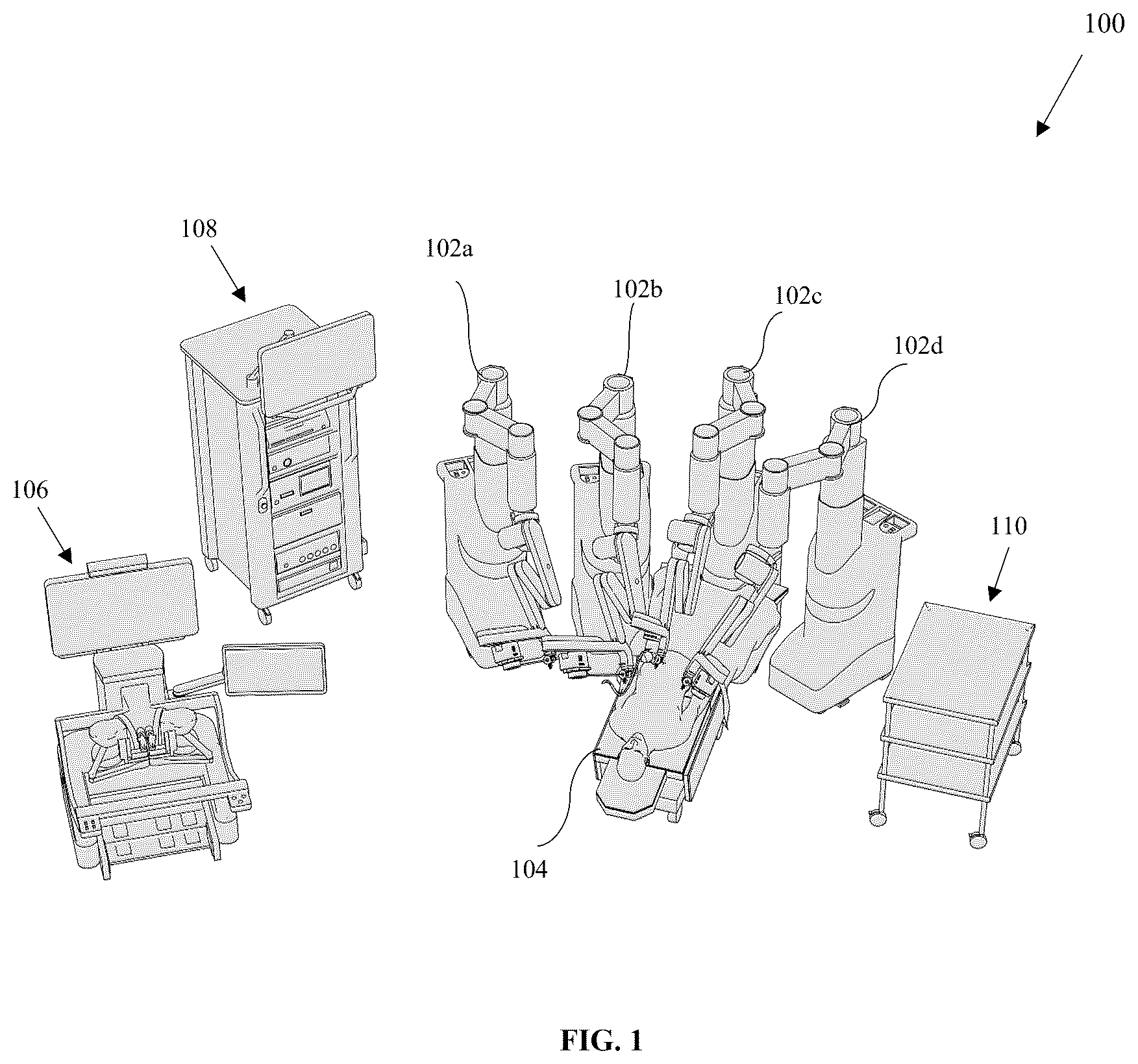 Patent US12496087 Figure 1 – Ultrasonic surgical device