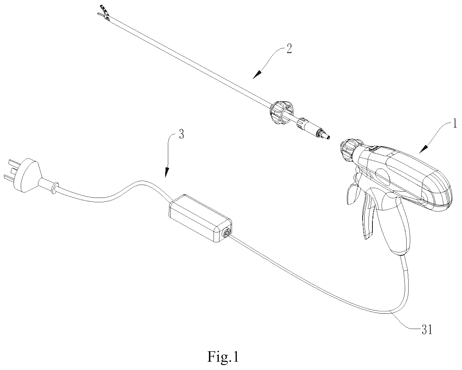 Patent US12496088 Figure 1 – Ultrasonic scalpel, energy instrument for surgery, and power adjustment method therefor