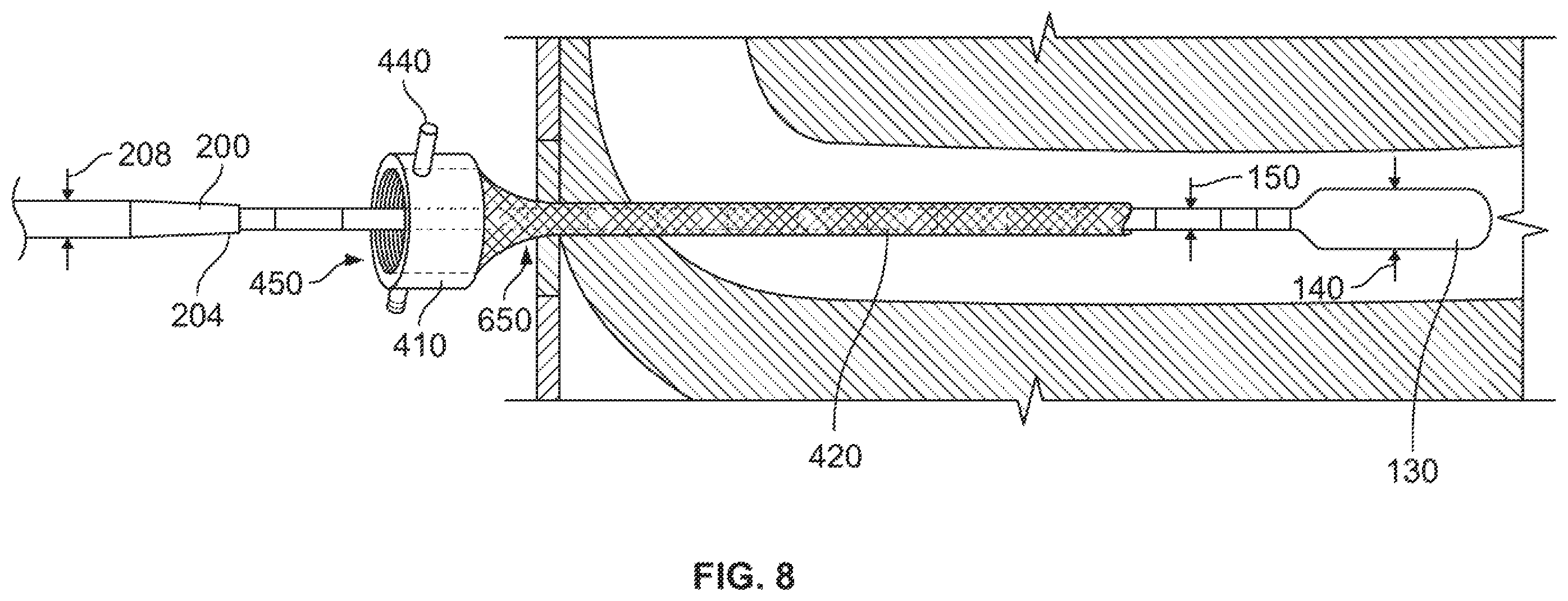 Patent US12496095 Figure 7 – Integrated expandable access for medical device introducer