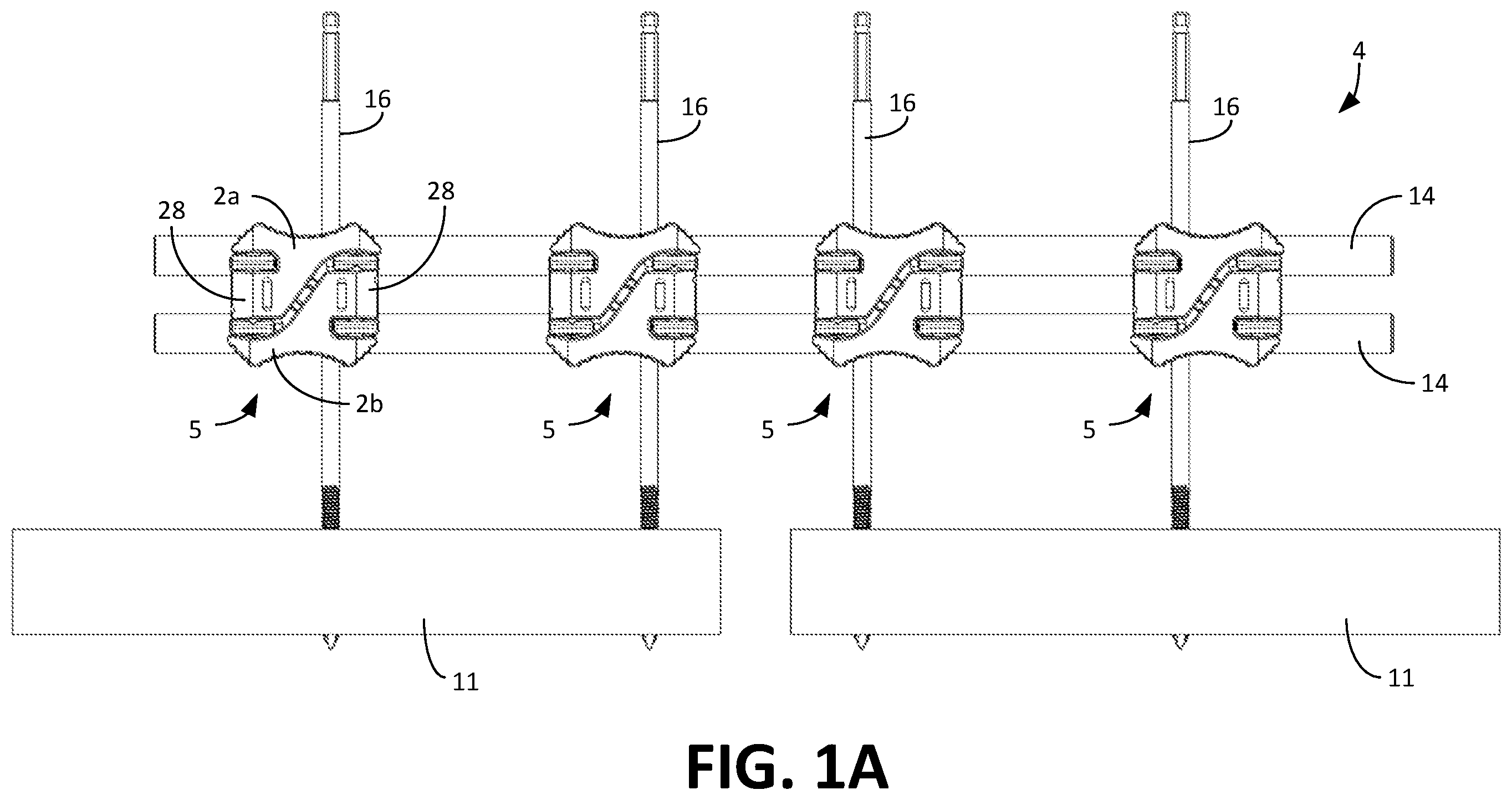Patent US12496097 — Universal clamp apparatus for bone fixation device — Figure 1
