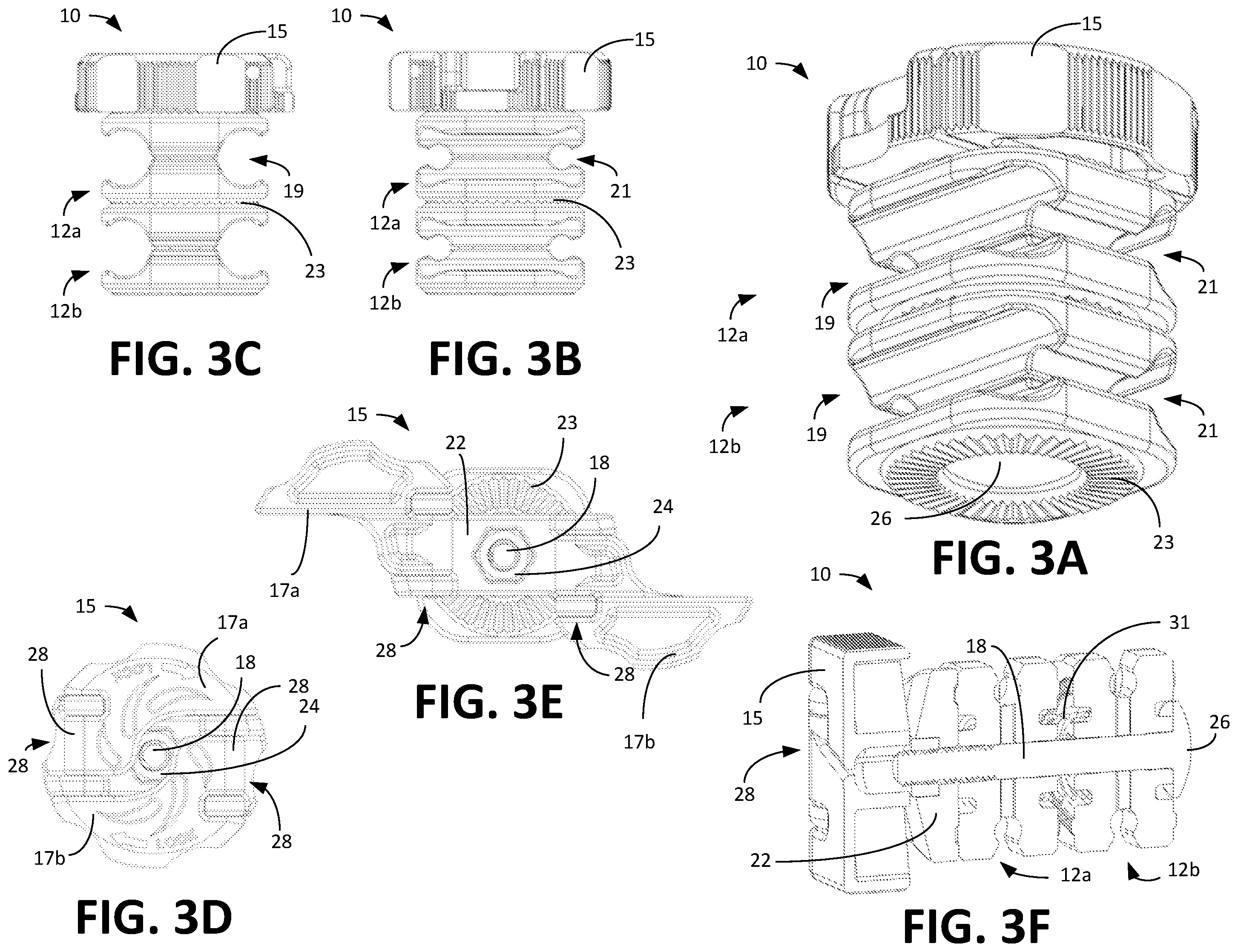 Patent US12496097 Figure 5 – Universal clamp apparatus for bone fixation device
